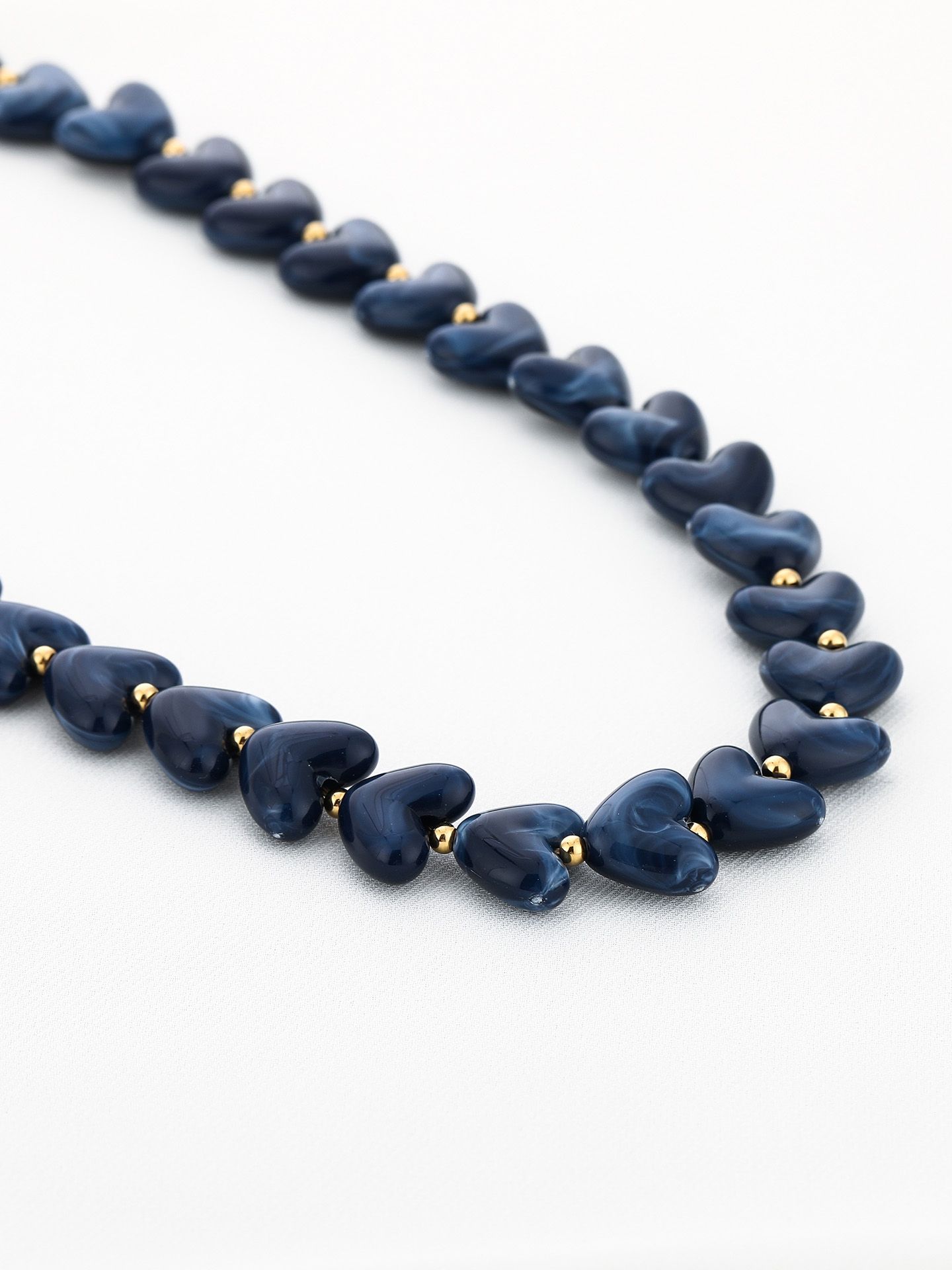 Schijvens mode Ketting Jacey Blauw 00083421-1500