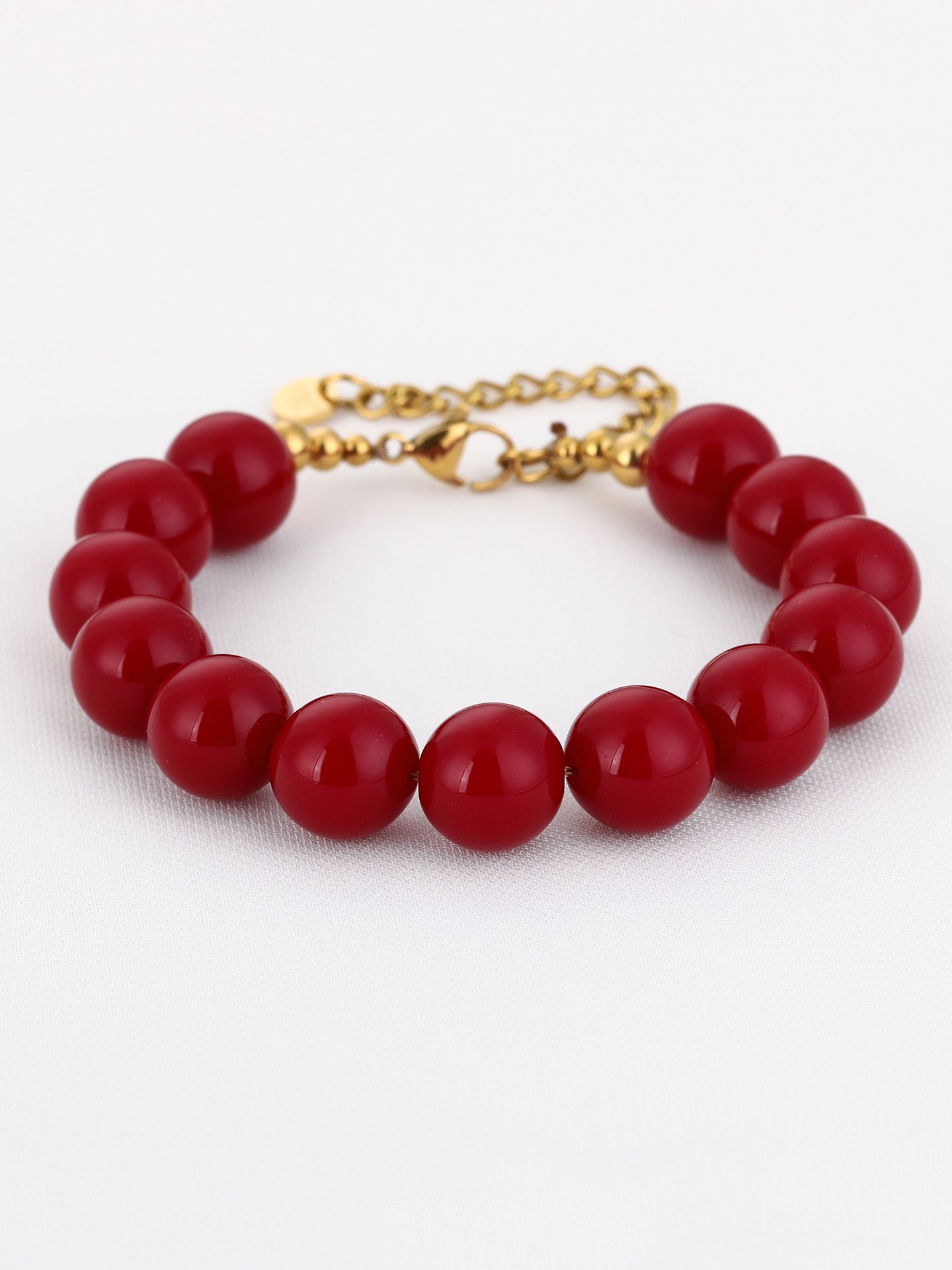 Schijvens mode Armband Jadae Rood 00083424-4800