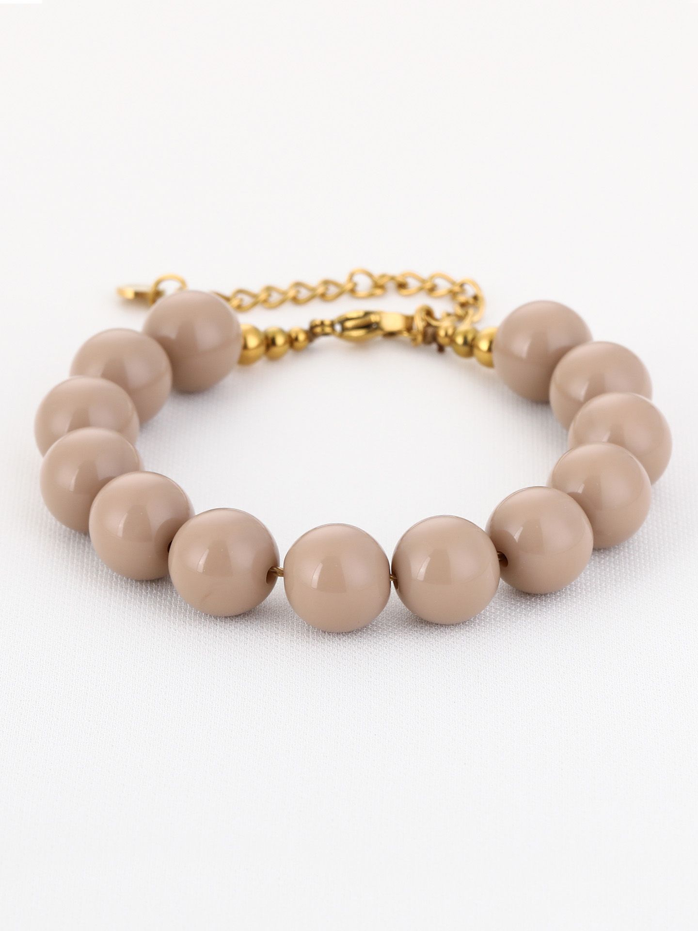 Schijvens mode Armband Jadae Beige 00083424-5200