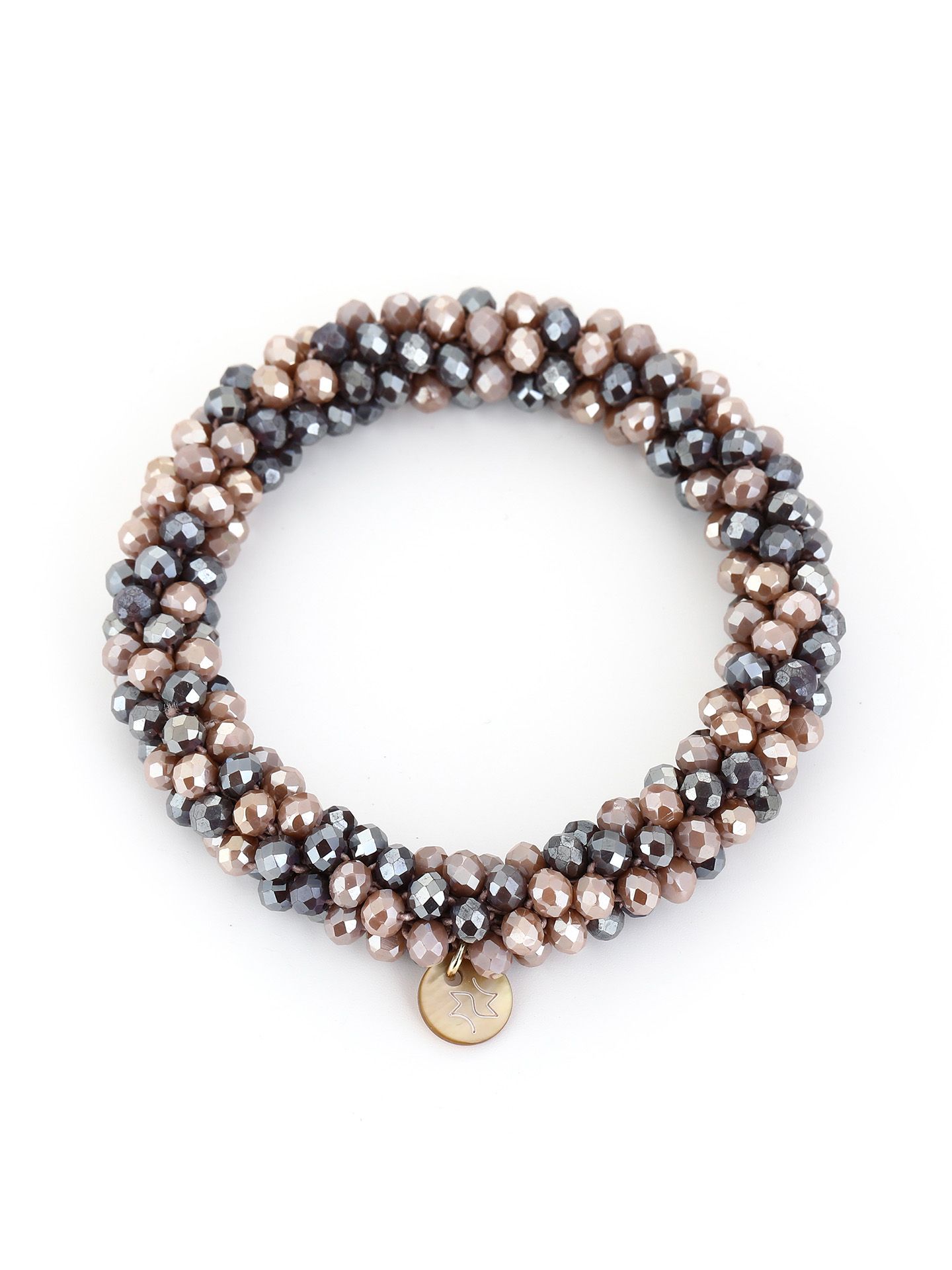 Schijvens mode Armband Jaclyn Taupe 00083425-5500 Schijvens mode Armband Jaclyn Taupe 00083425-5500