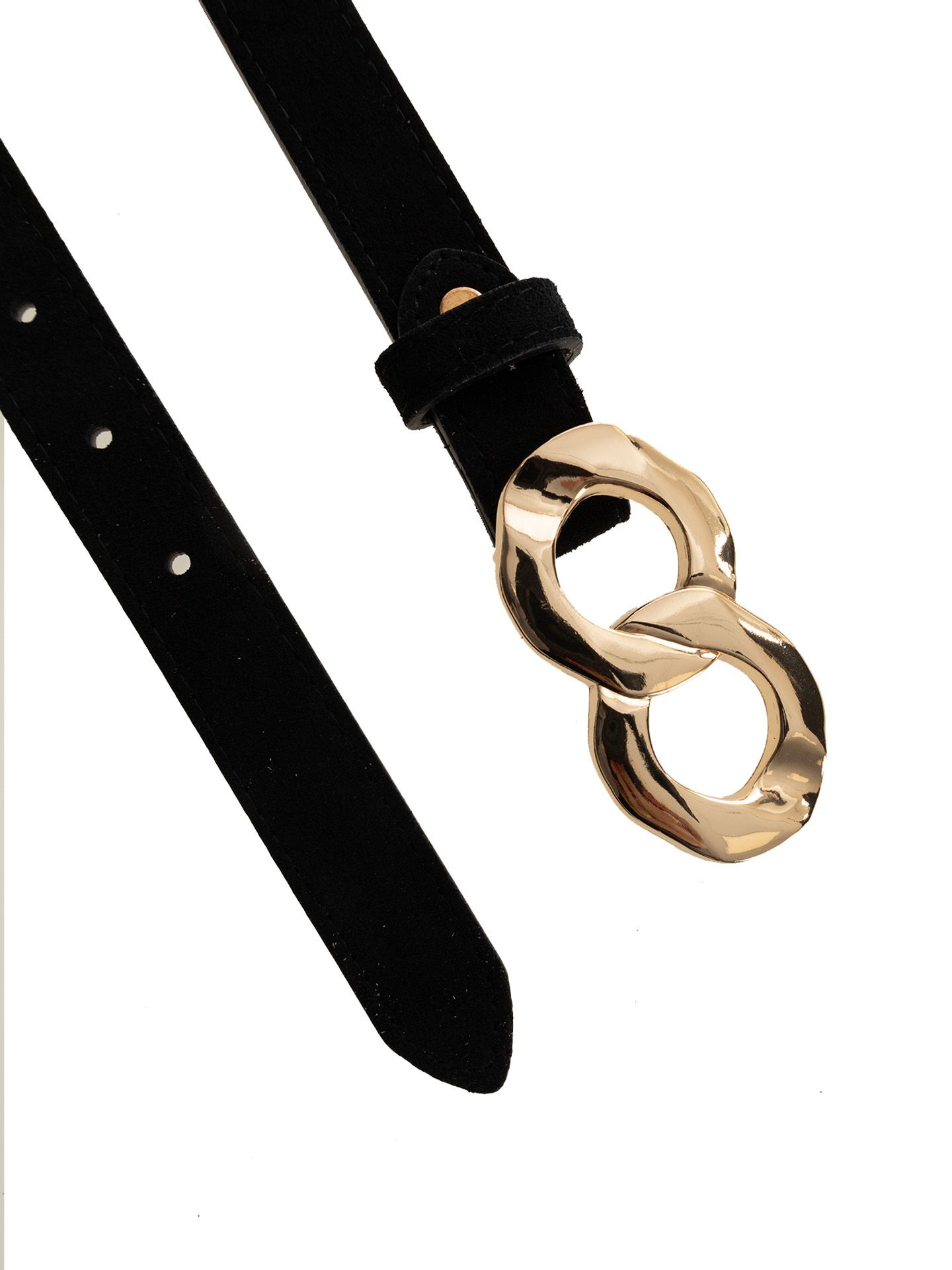 Schijvens mode Riem Josephina Zwart 00083430-7500