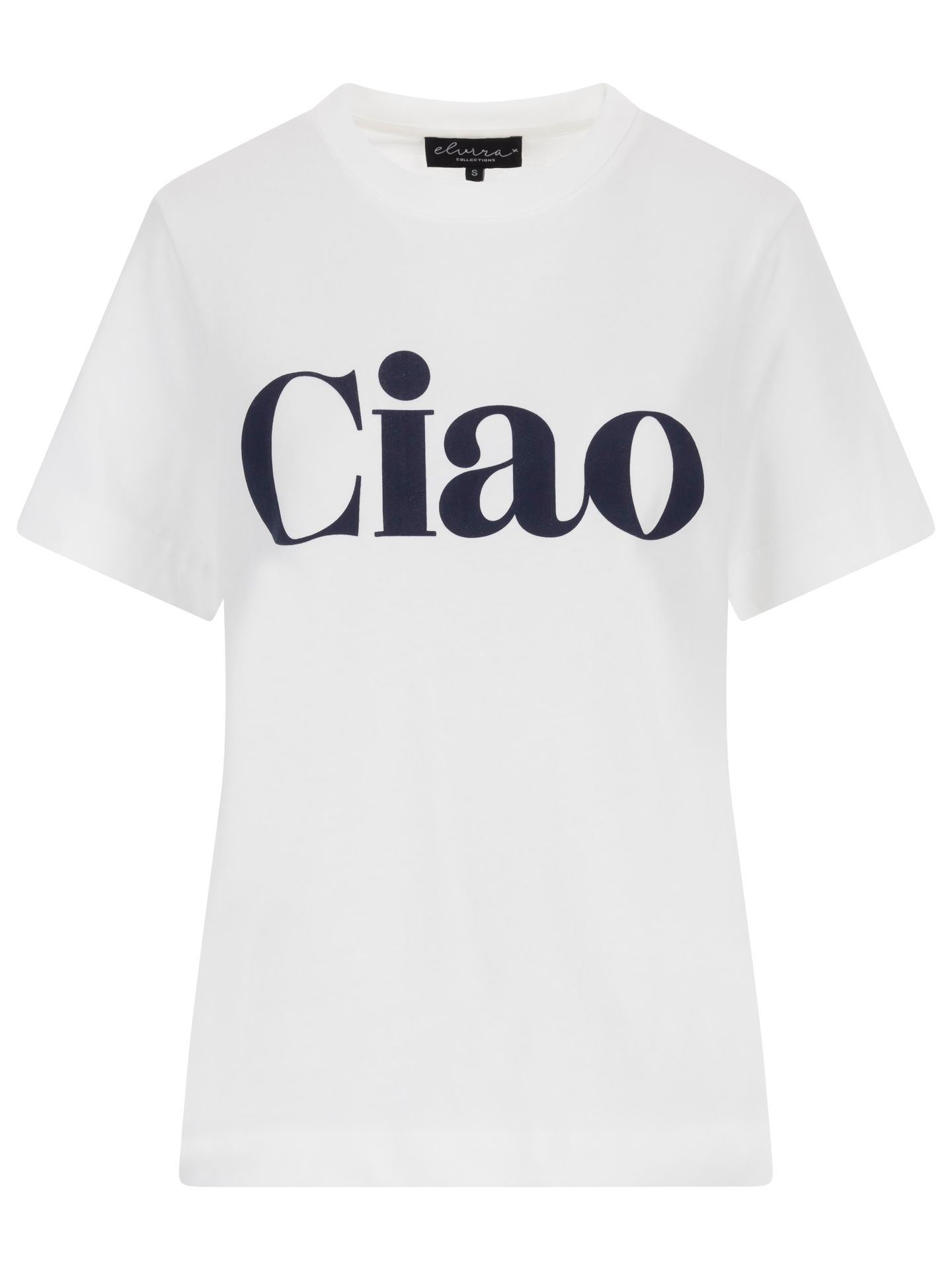 Elvira Collections T-shirt Ciao Off white 00083437-5050