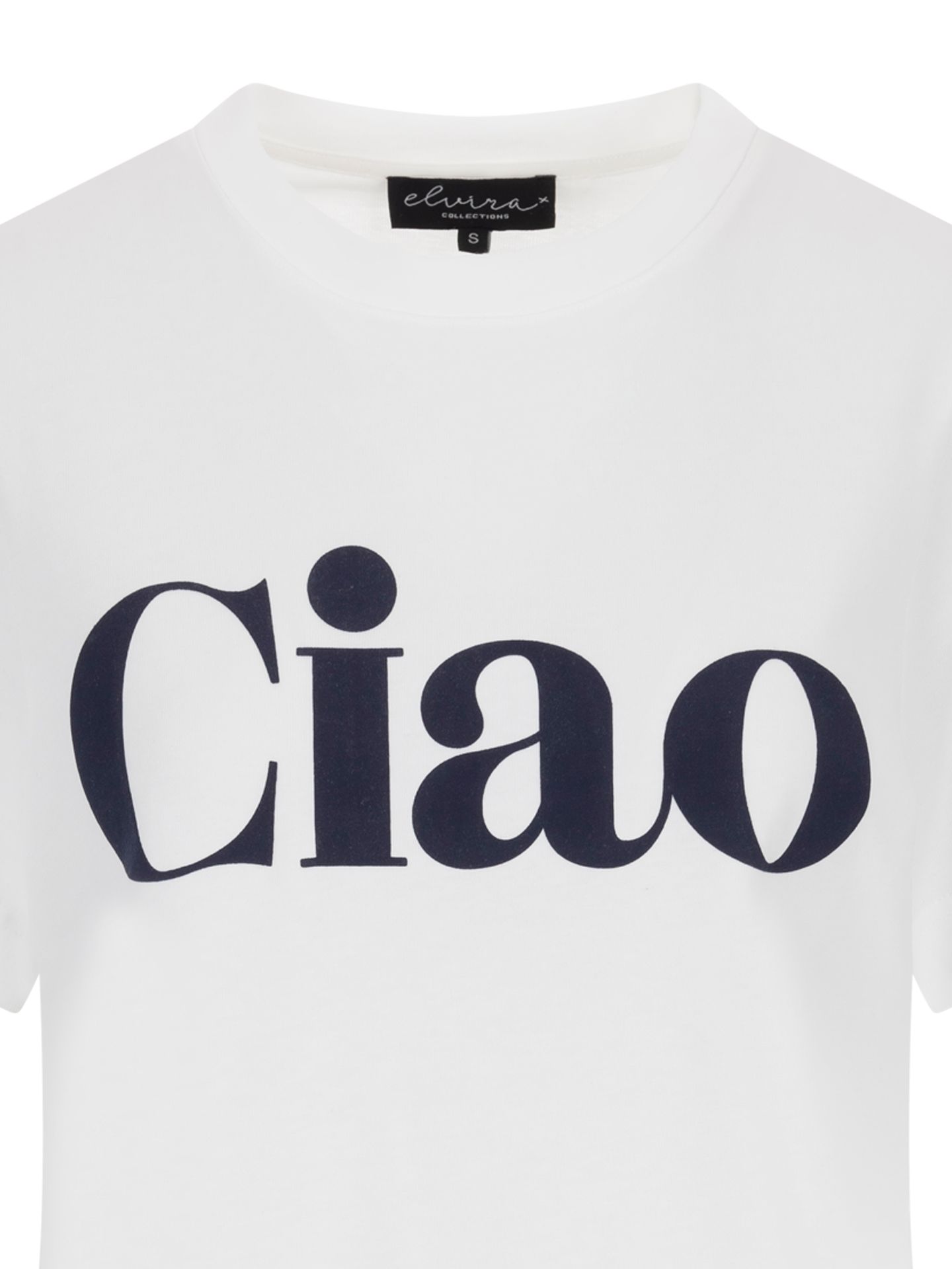 Elvira Collections T-shirt Ciao Off white 00083437-5050