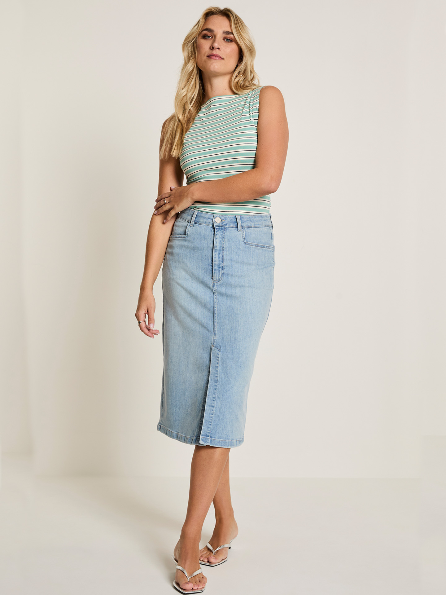 Para Mi Rok July Studs Blauw - Schijvens Mode