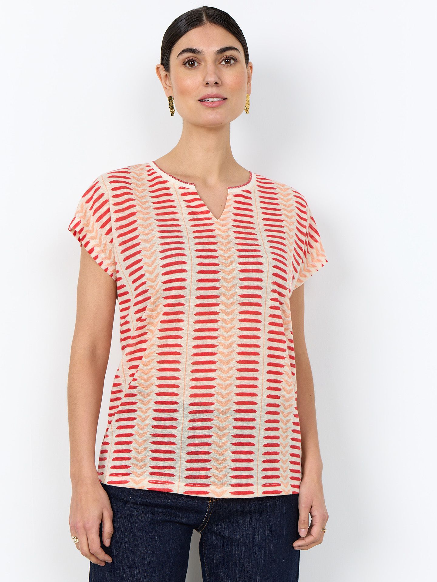 Soyaconcept T-shirt Aretha Koraal 00083478-3500