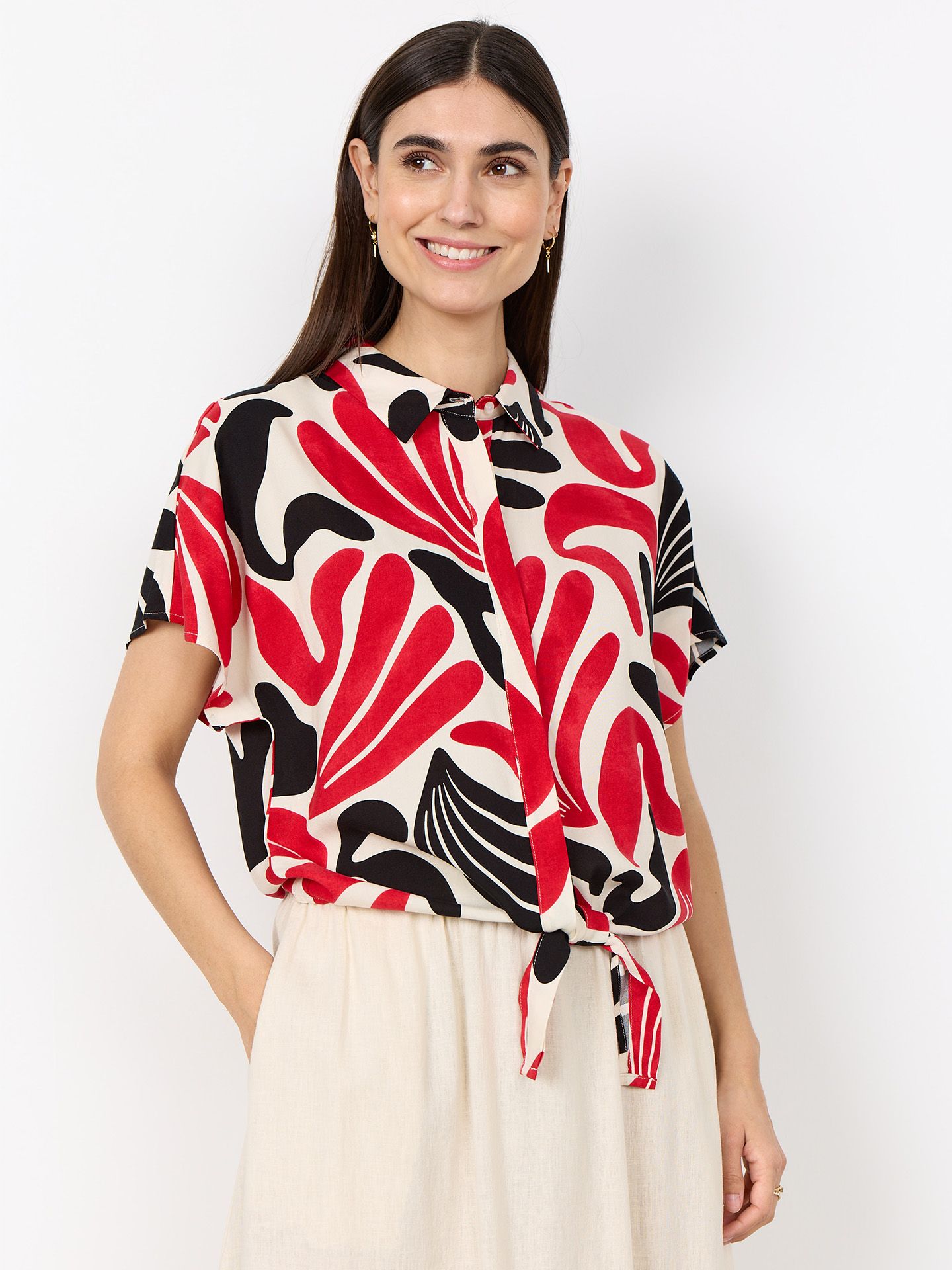 Soyaconcept Blouse  Koraal 00083484-3500