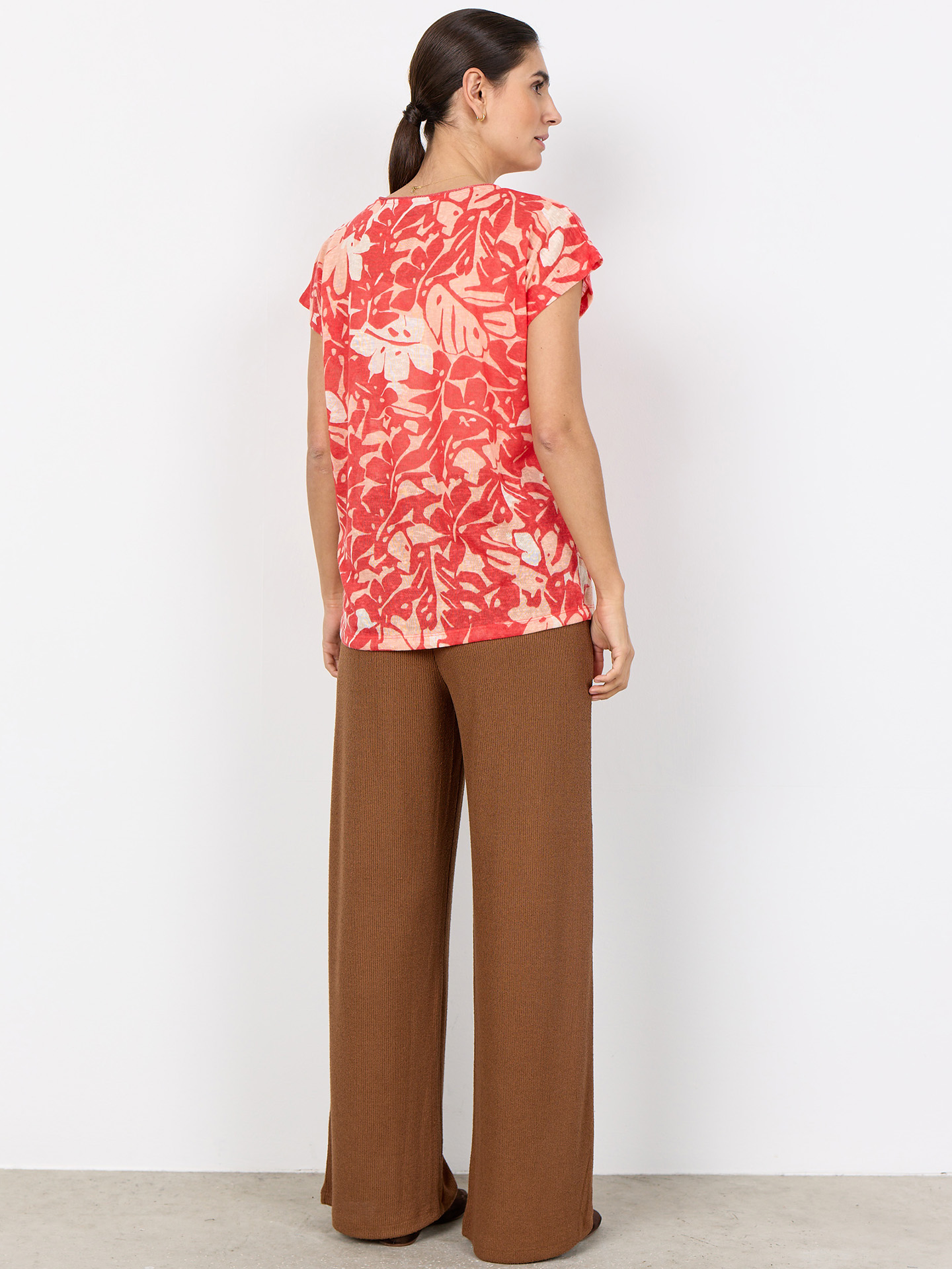 Soyaconcept T-shirt Aretha Koraal - Schijvens Mode