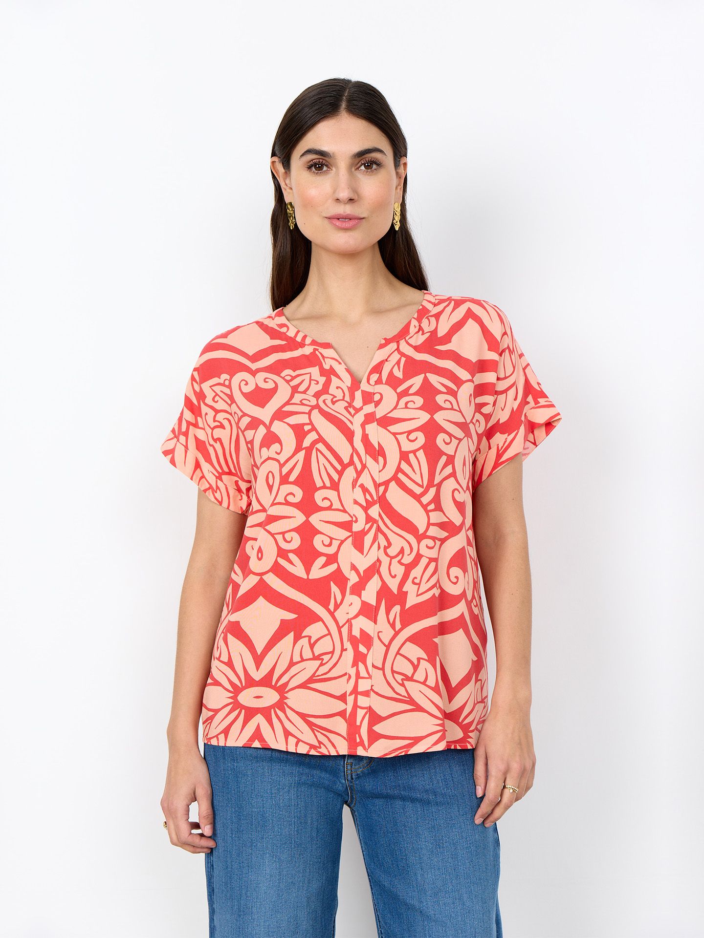 Soyaconcept Blouse Felone Koraal 00083498-3500