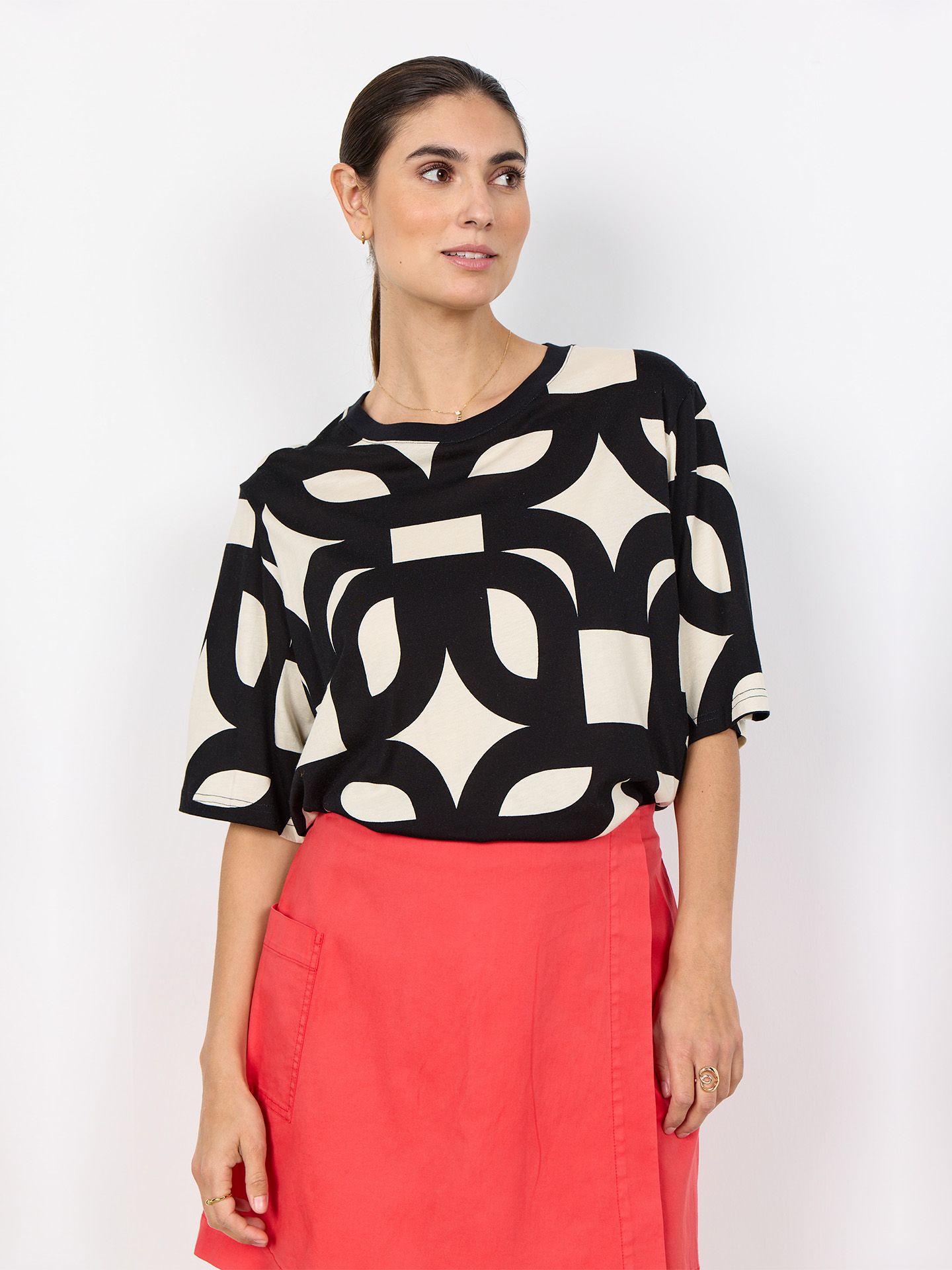 Soyaconcept T-shirt Felicity Zwart 00083500-7500