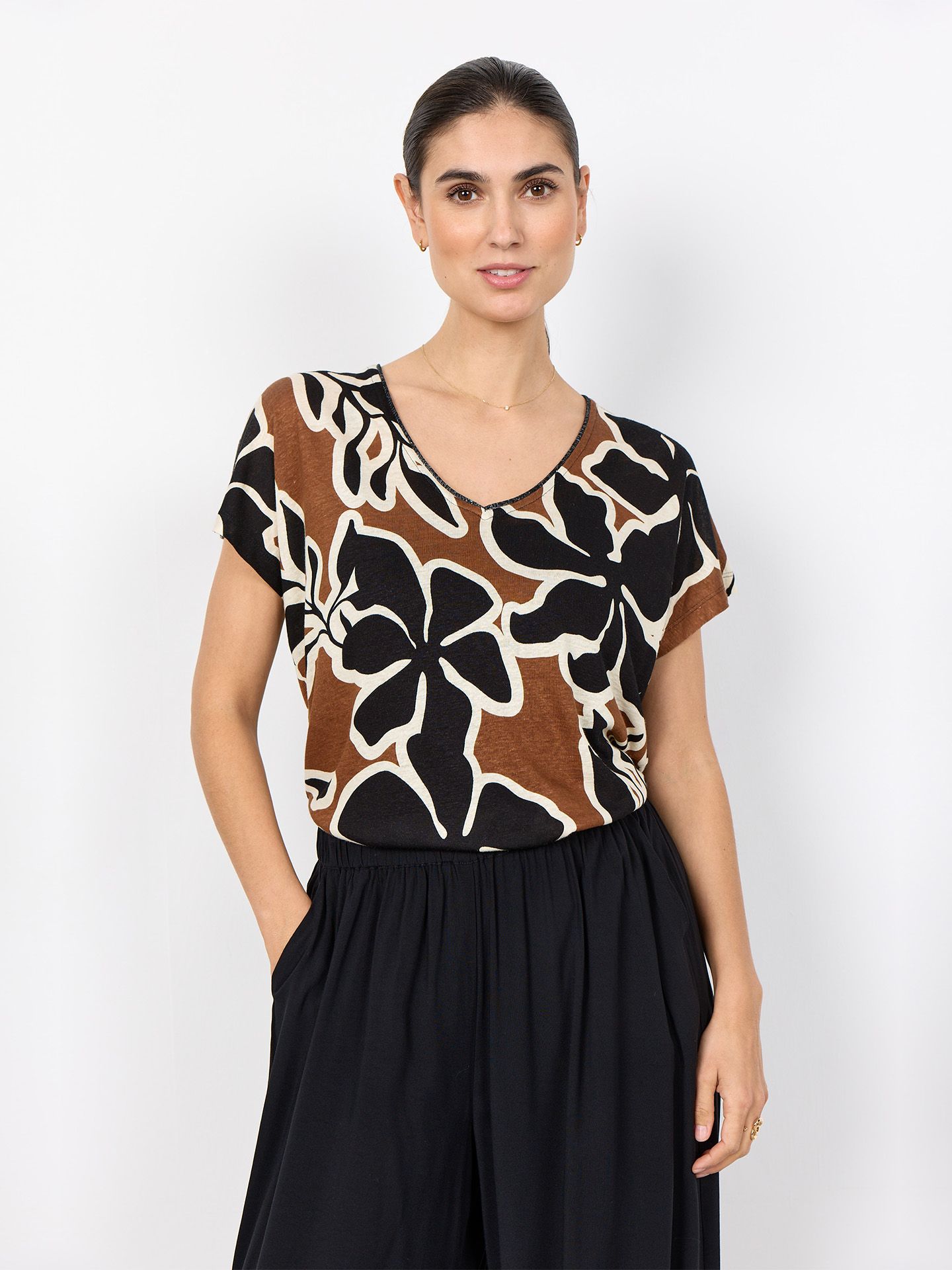 Soyaconcept T-shirt Fiola Camel 00083503-2350