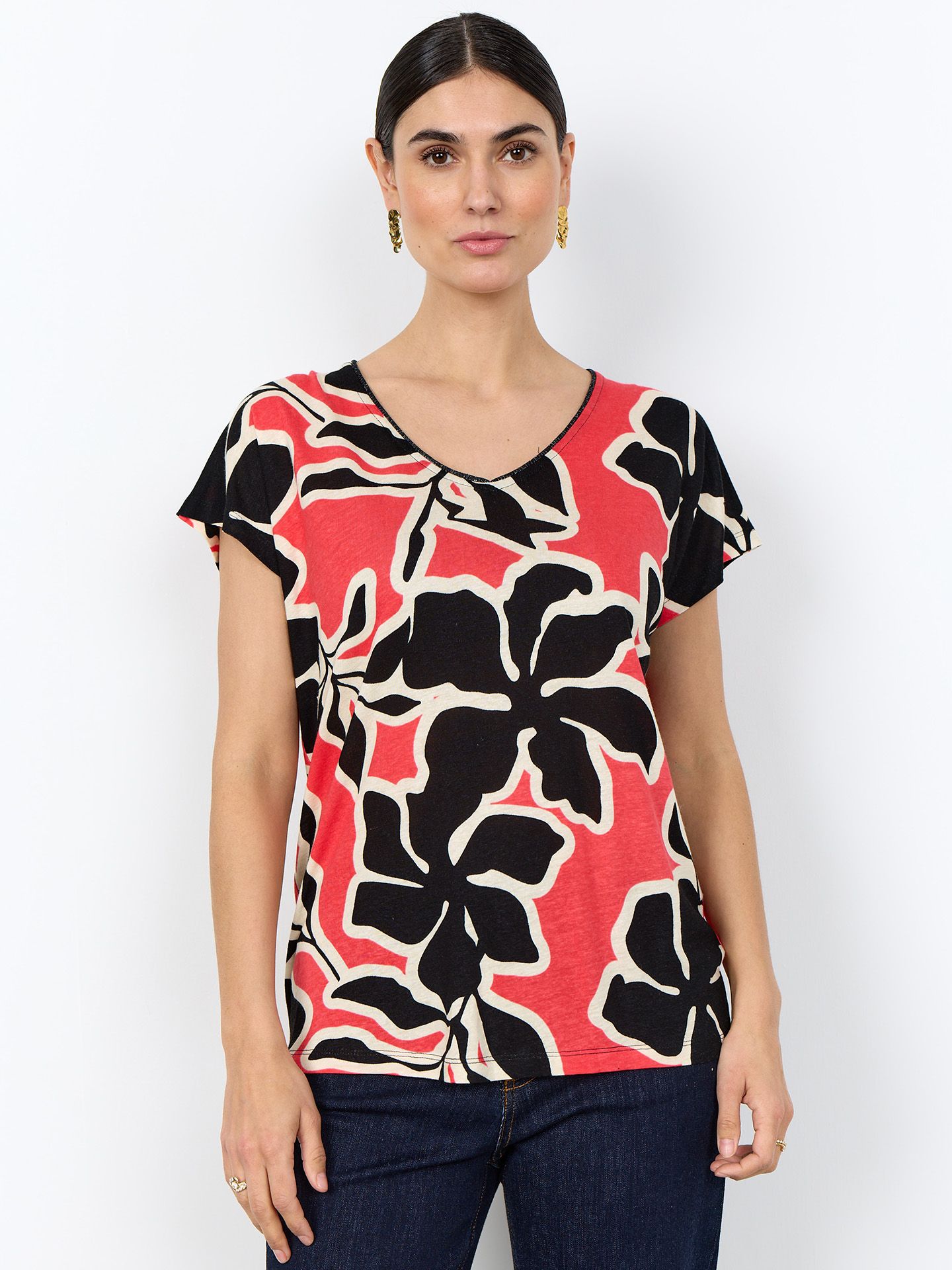 Soyaconcept T-shirt Fiola Koraal 00083503-3500