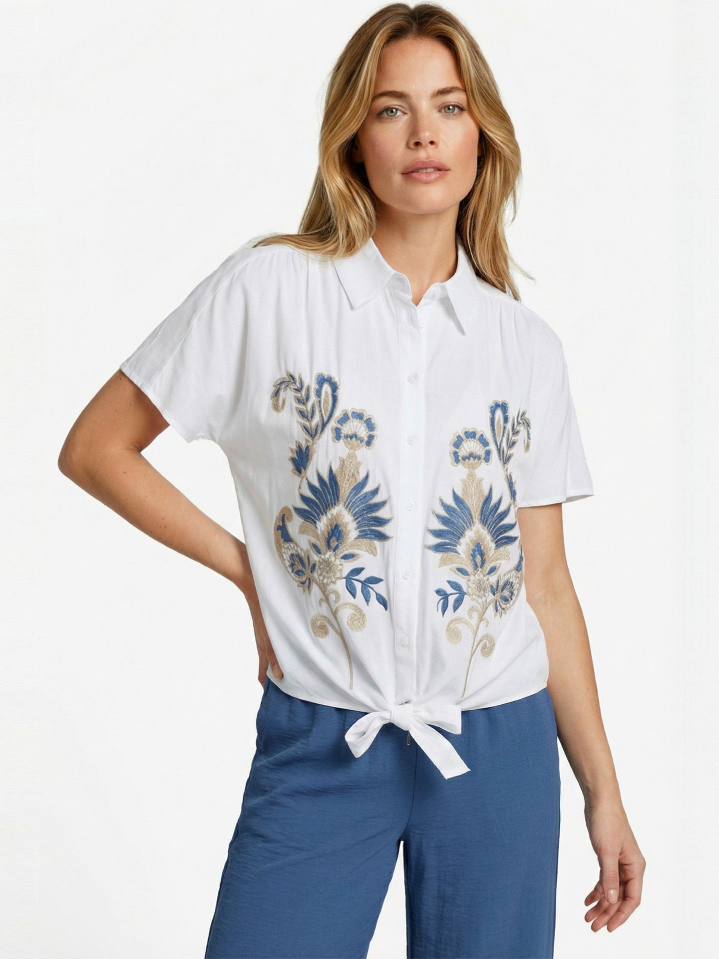 C&S The Label Blouse Liselott Off white 00083509-5050