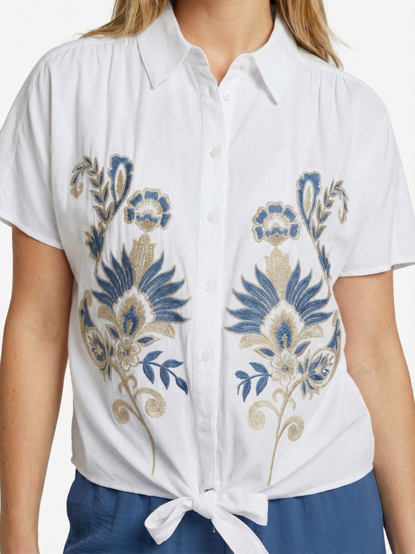 C&S The Label Blouse Liselott Off white 00083509-5050