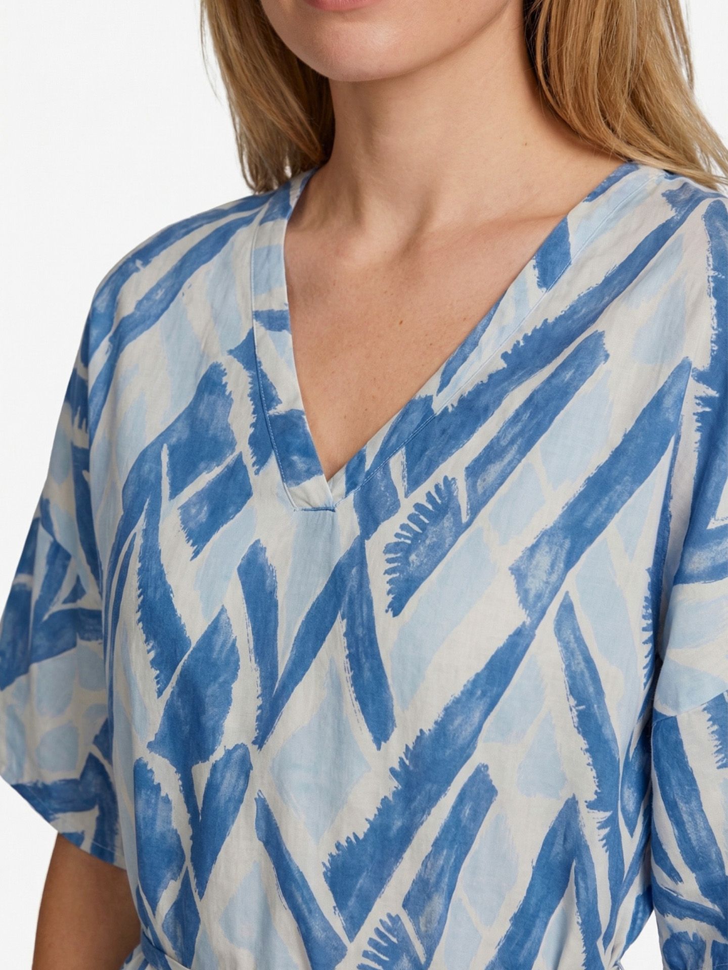 C&S The Label Jurk Dalma Blauw 00083513-1350