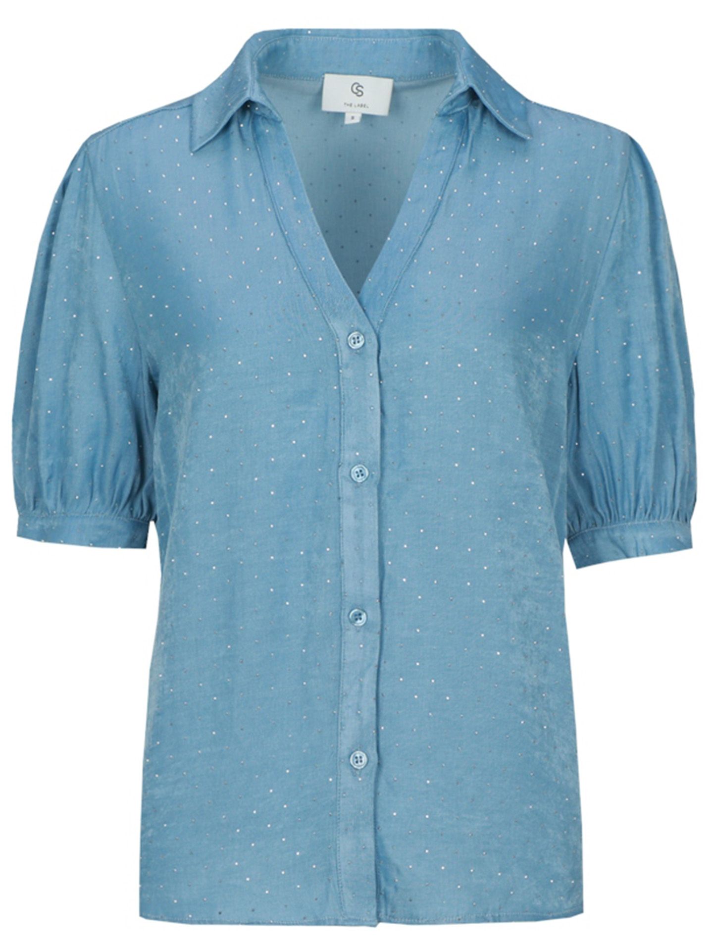 C&S The Label Blouse Liss Blauw 00083515-1600
