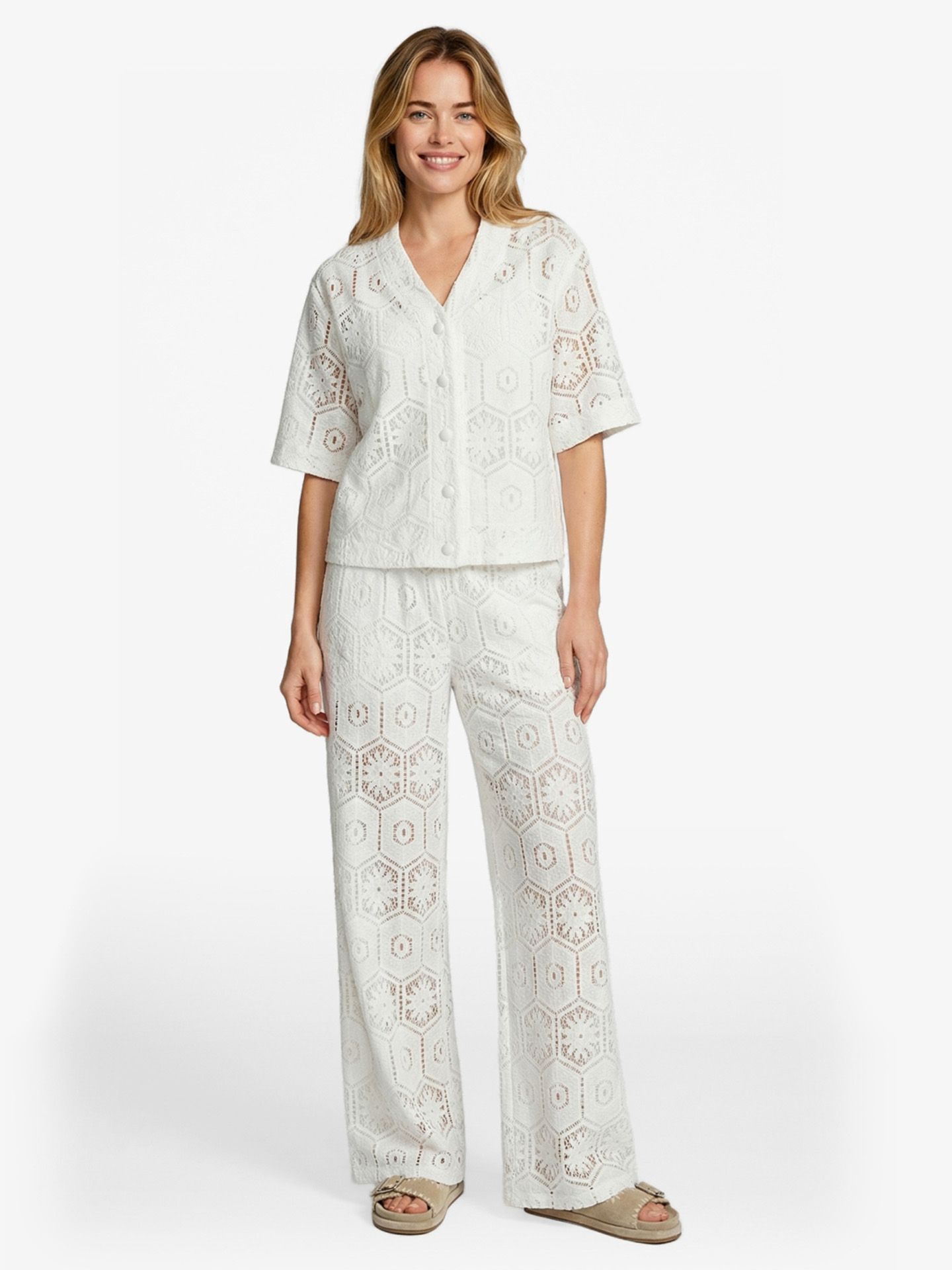 C&S The Label Vest Tola Off white 00083516-5000