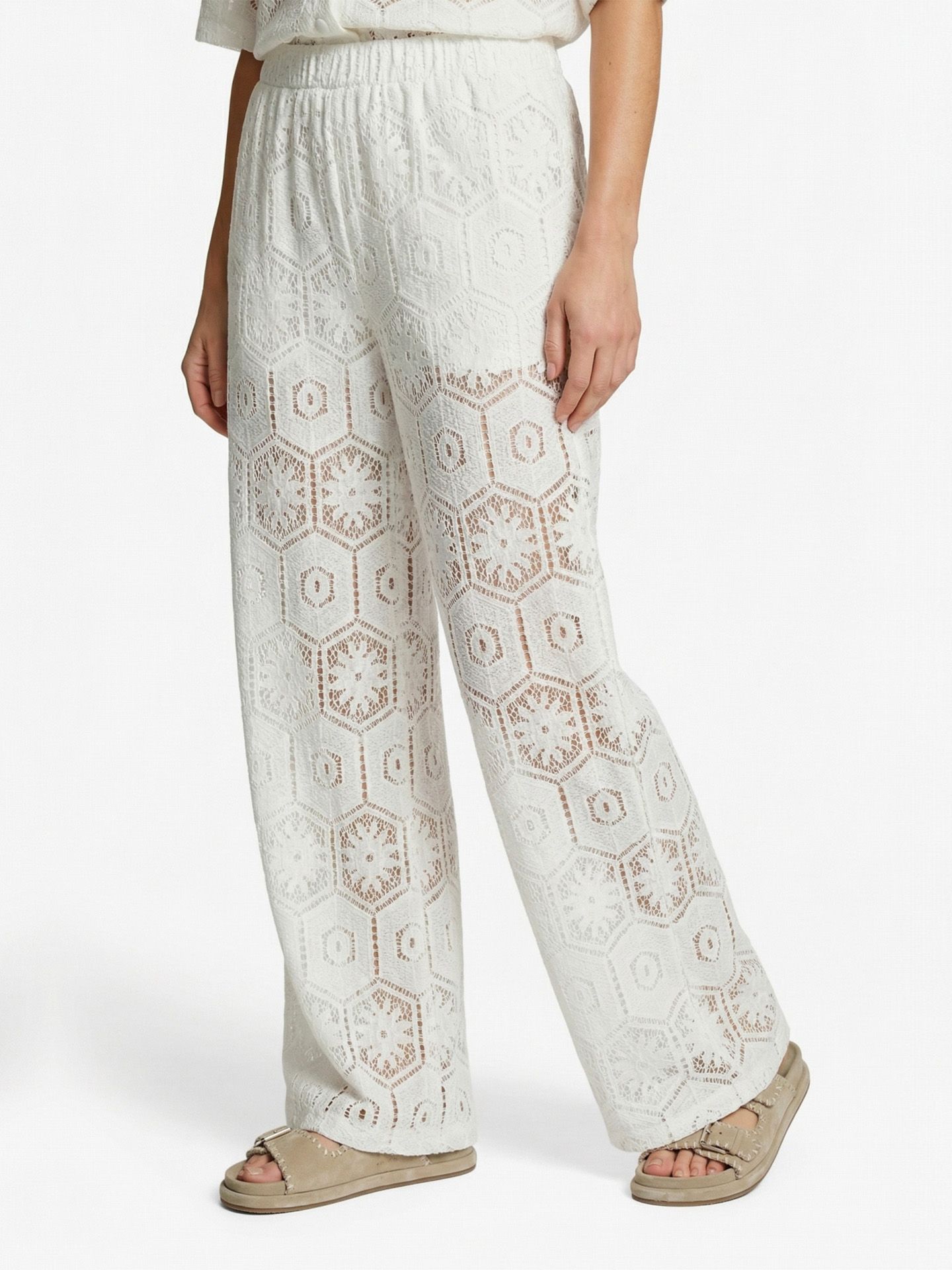 C&S The Label Pantalon Perina Off white 00083517-5000