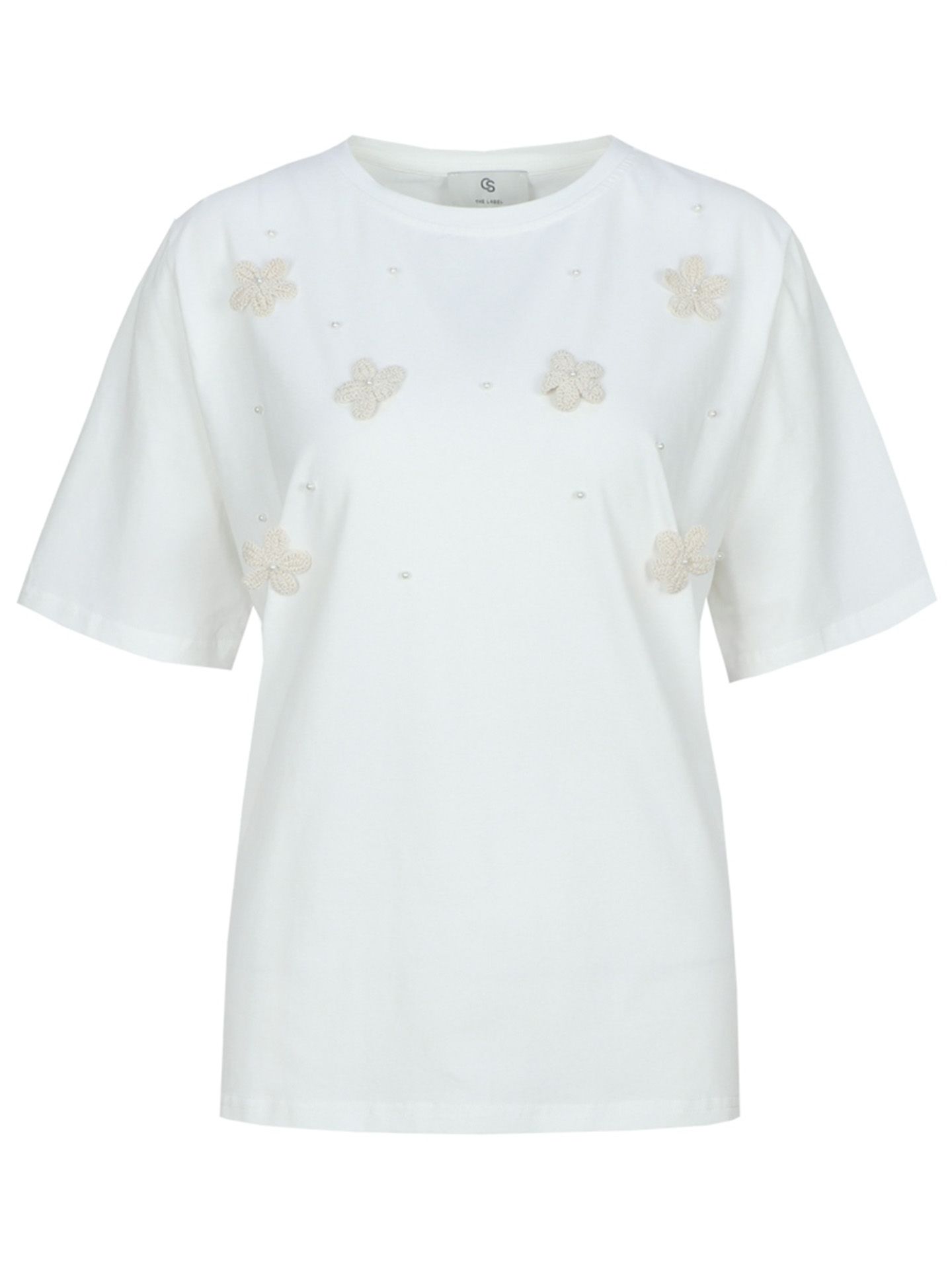 C&S The Label T-shirt Tavia Off white 00083518-5050