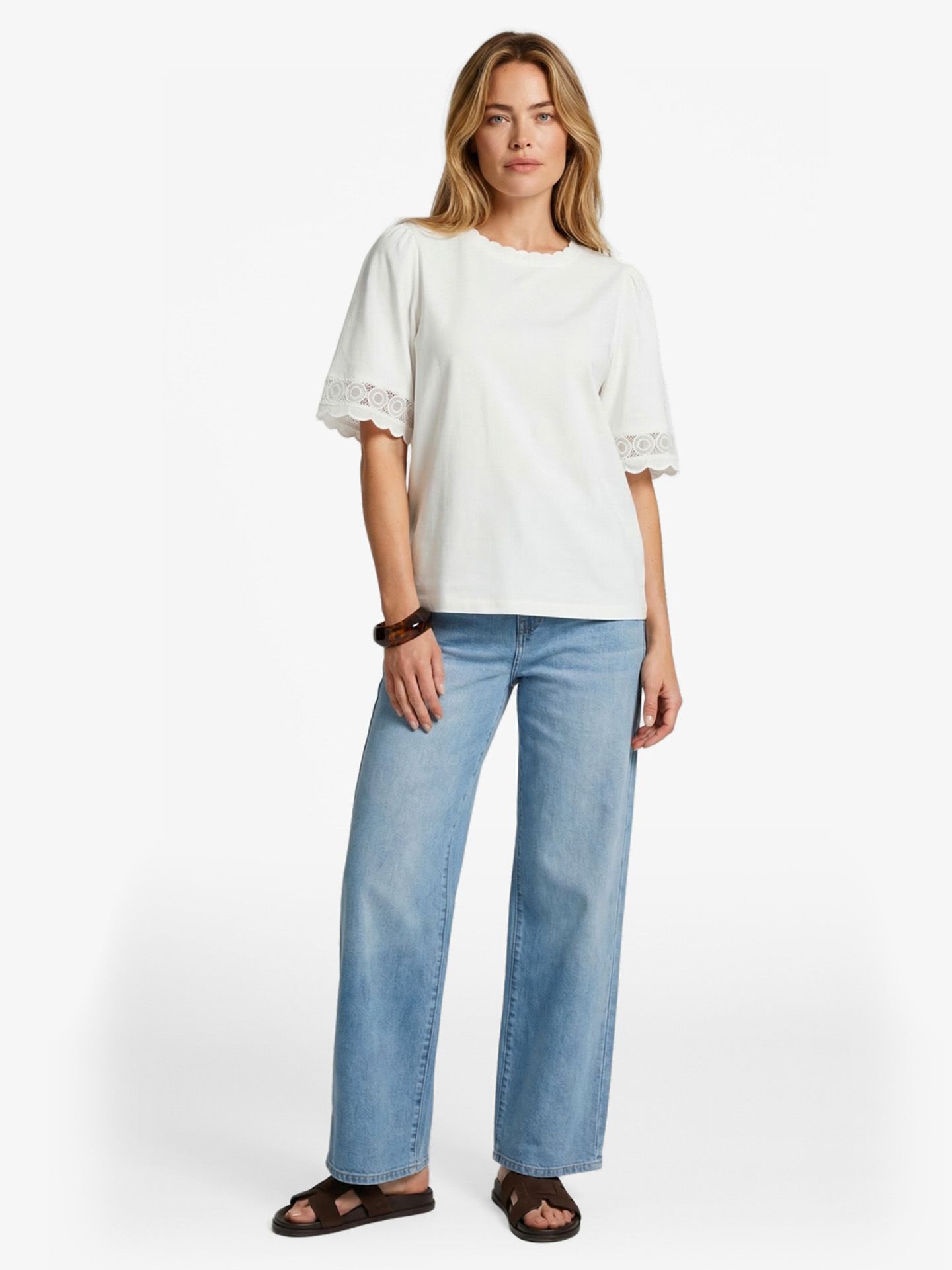 C&S The Label T-shirt Thessa Off white 00083520-5050