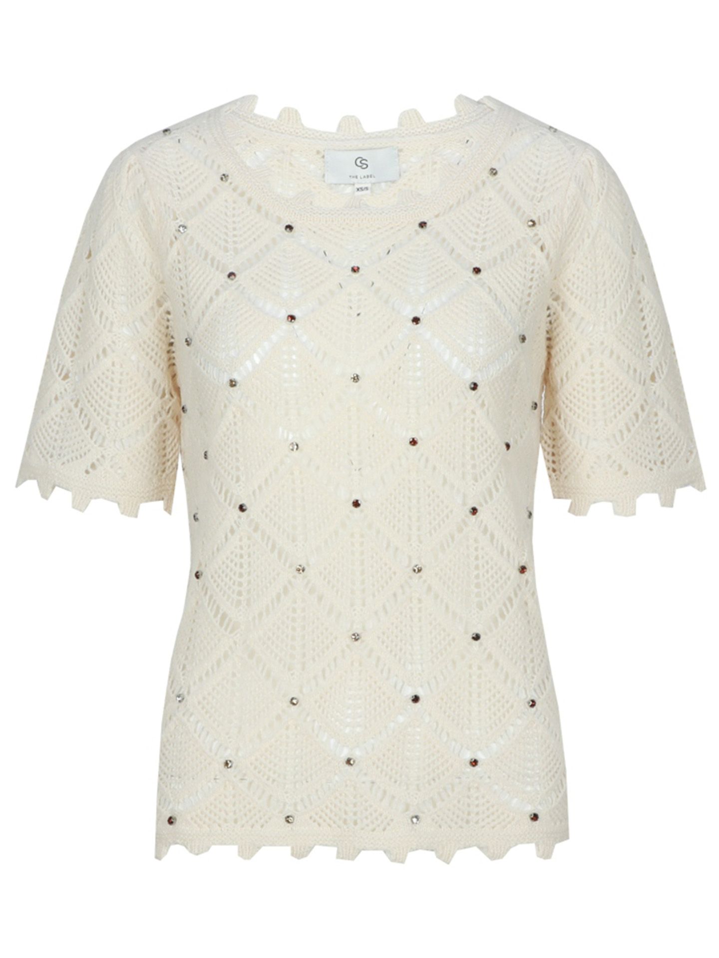 C&S The Label Trui Kaisa Off white 00083521-5000