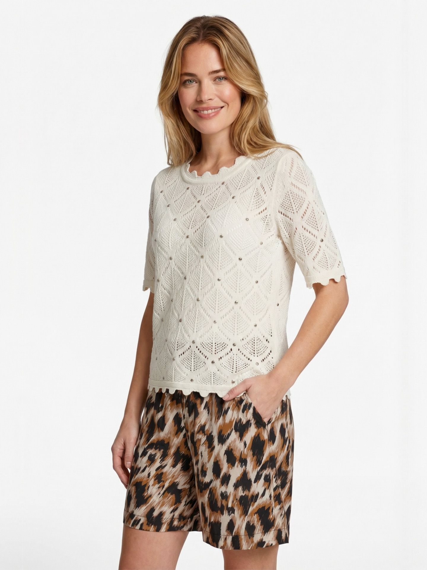 C&S The Label Trui Kaisa Off white 00083521-5000