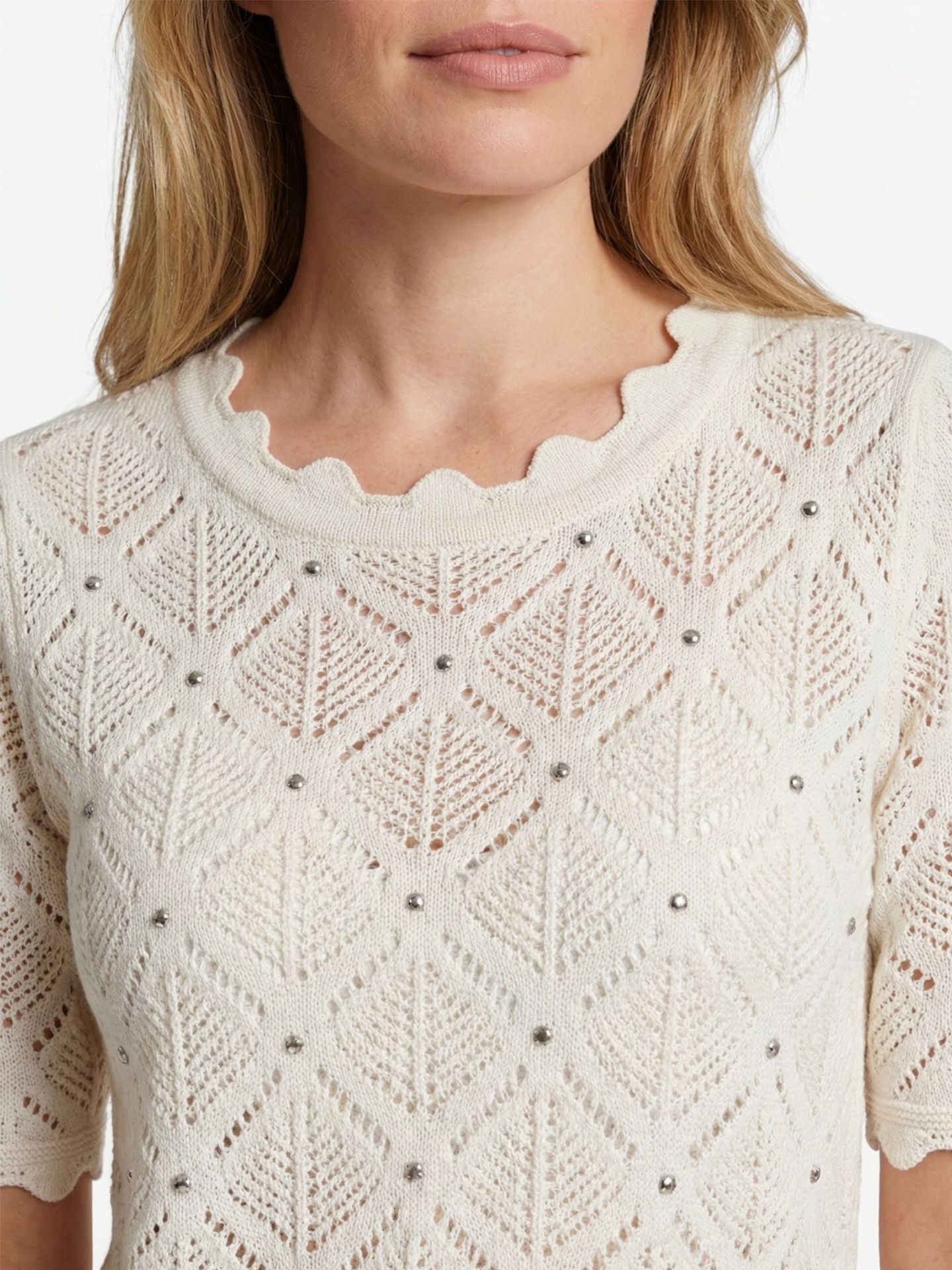 C&S The Label Trui Kaisa Off white 00083521-5000