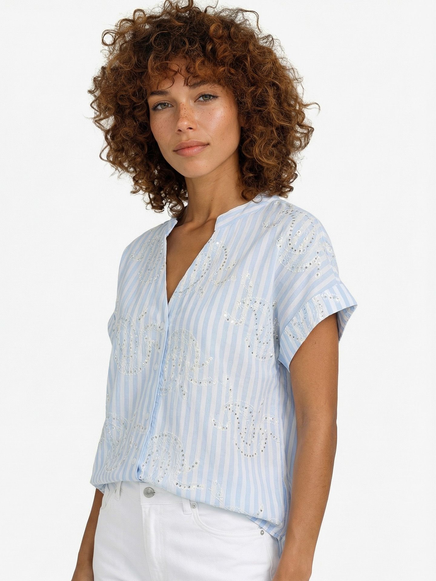 G-Maxx Blouse Hekla Blauw 00083527-1600