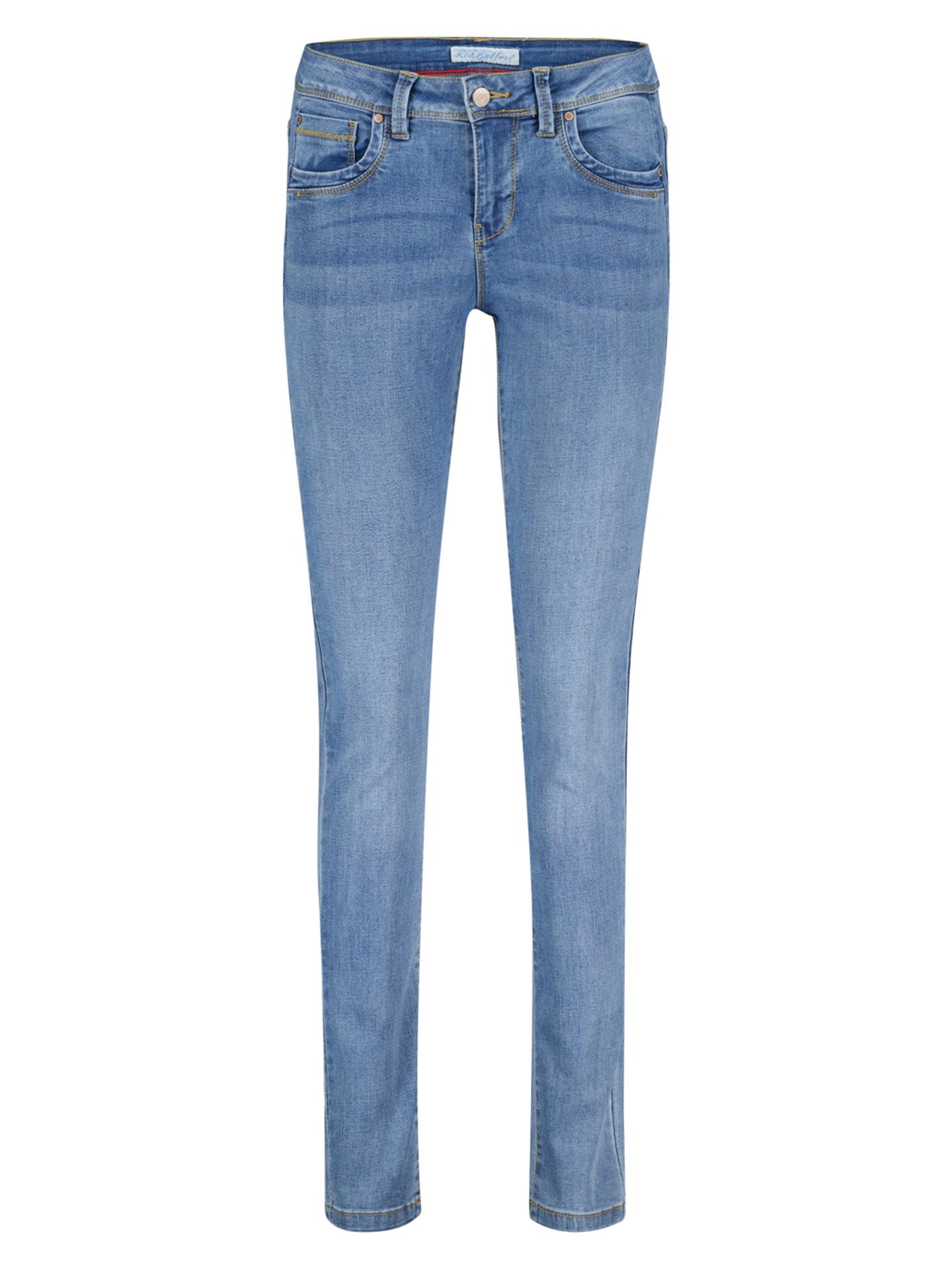 Red Button Skinny Jeans Jimmy Blauw 00083530-748