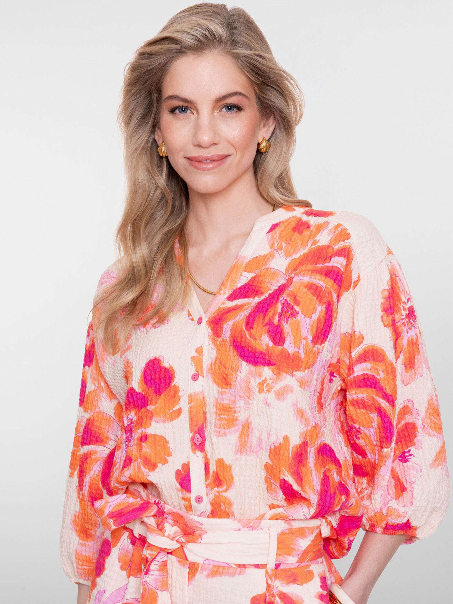 Geisha Blouse Tirza Oranje 00083539-3200