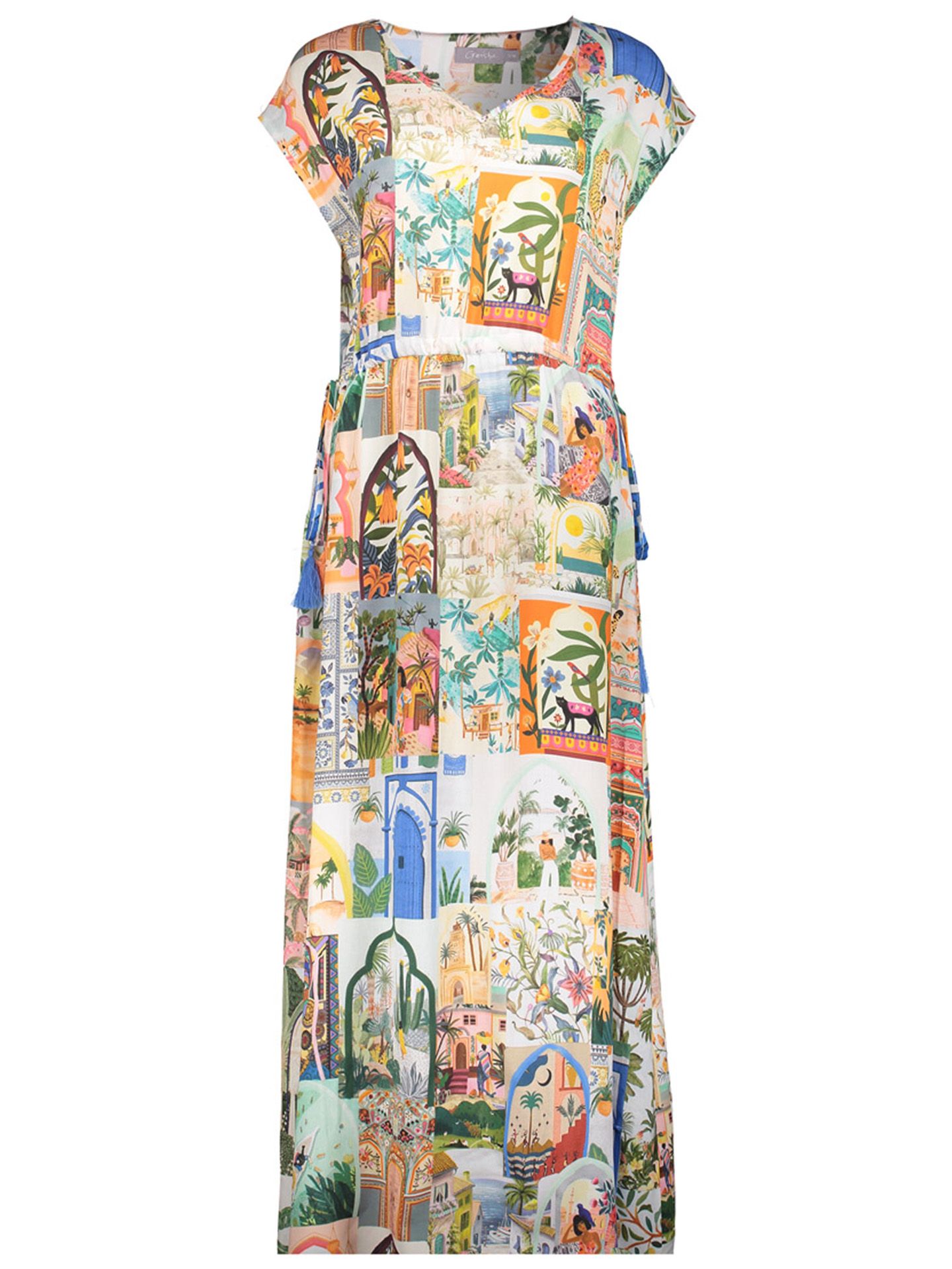 Geisha Jurk Sam Blauw 00083543-1200