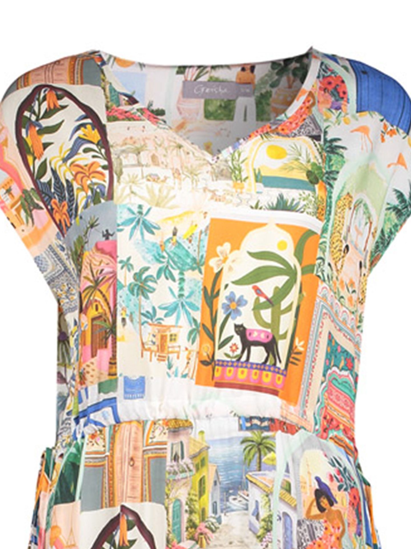 Geisha Jurk Sam Blauw 00083543-1200