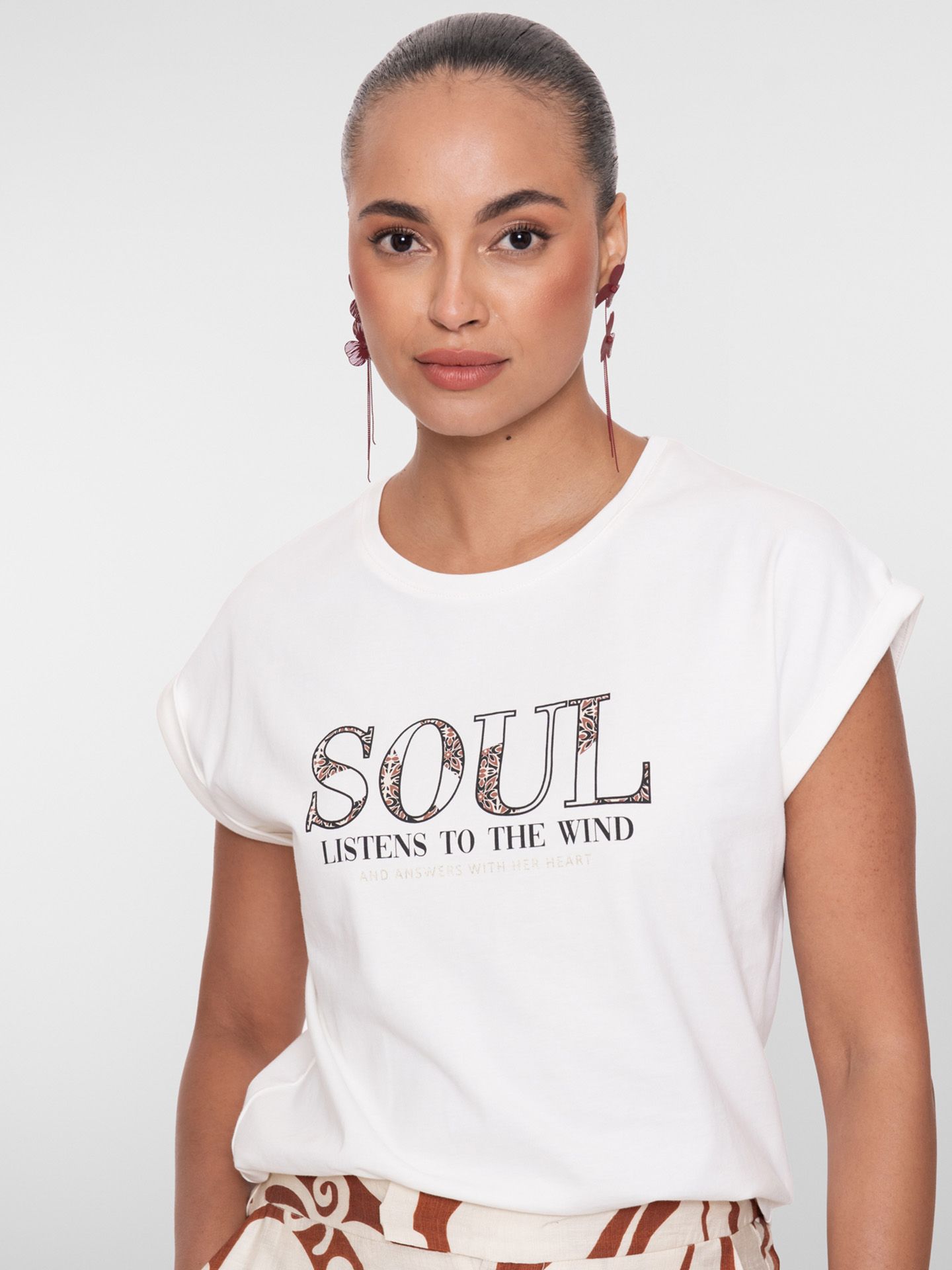 Geisha T-shirt Hanne Off white 00083548-5050