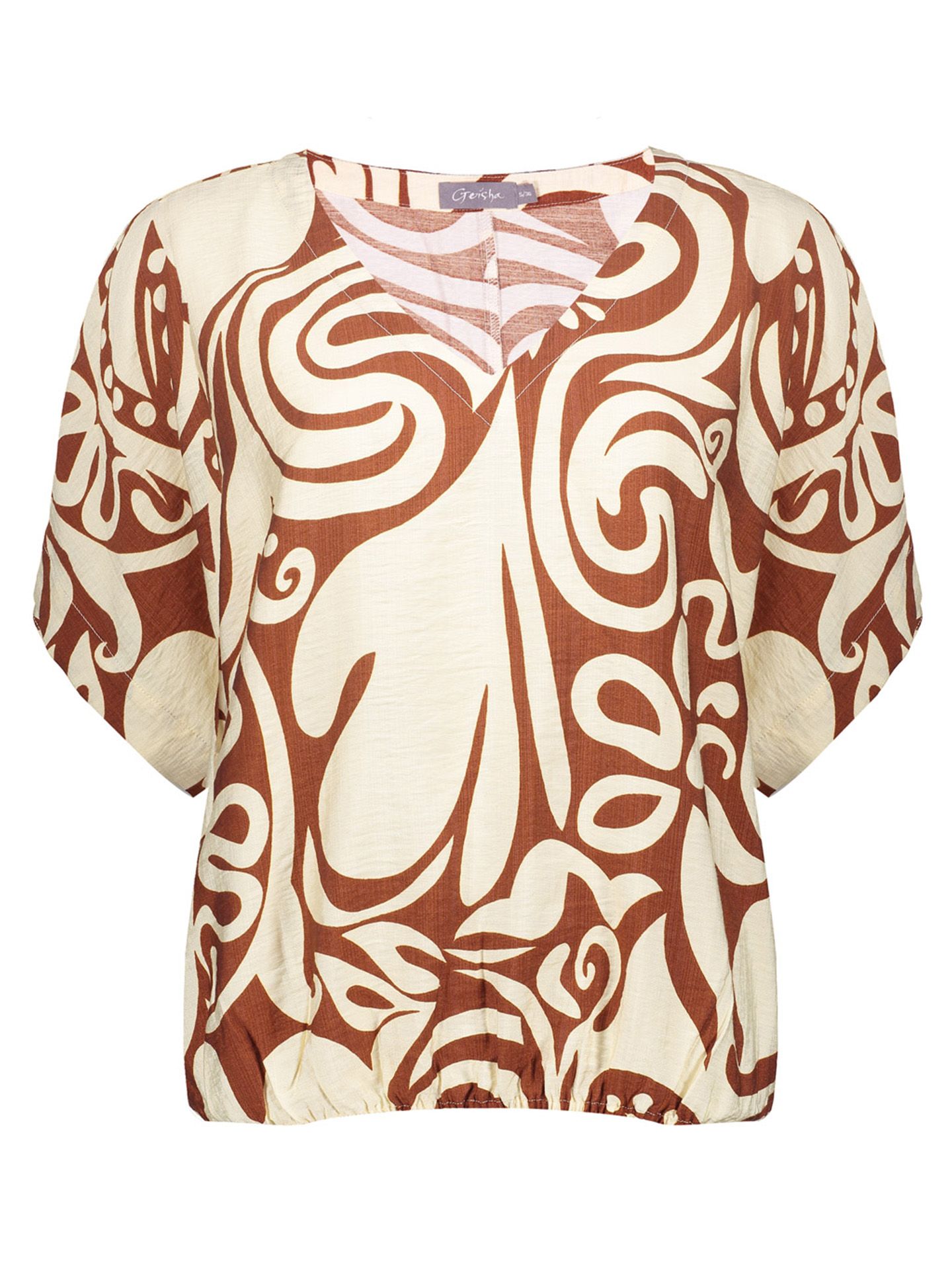 Geisha T-shirt Iris Oranje 00083549-3300