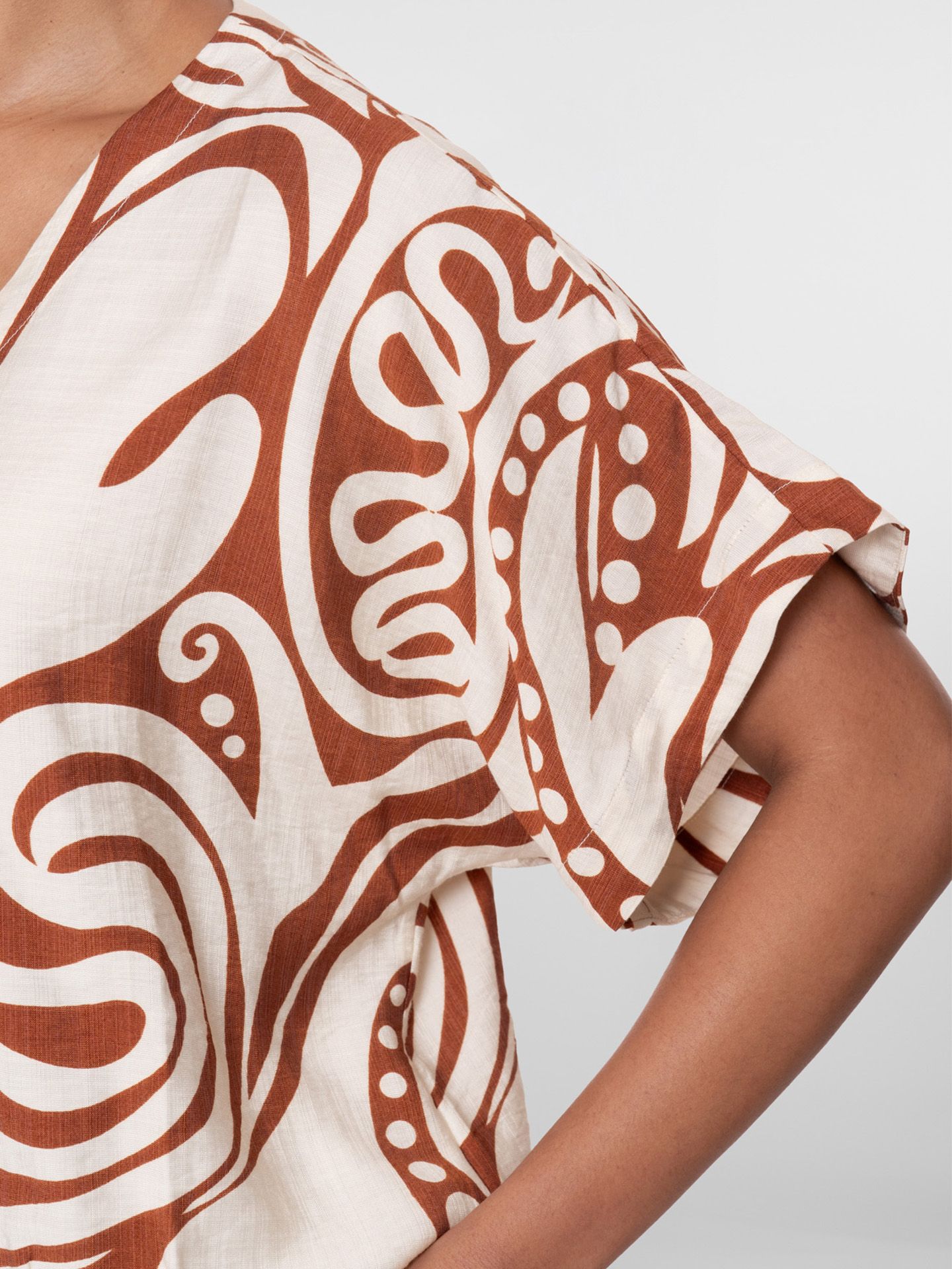 Geisha T-shirt Iris Oranje 00083549-3300