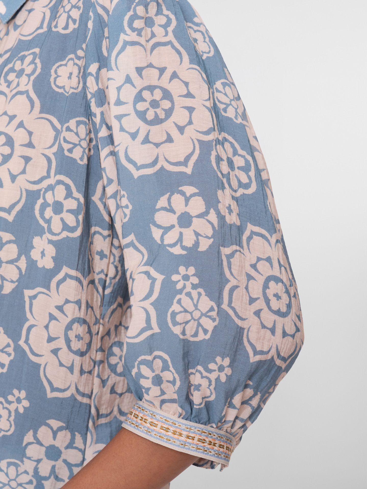 Geisha Blouse Louise Blauw 00083551-1350