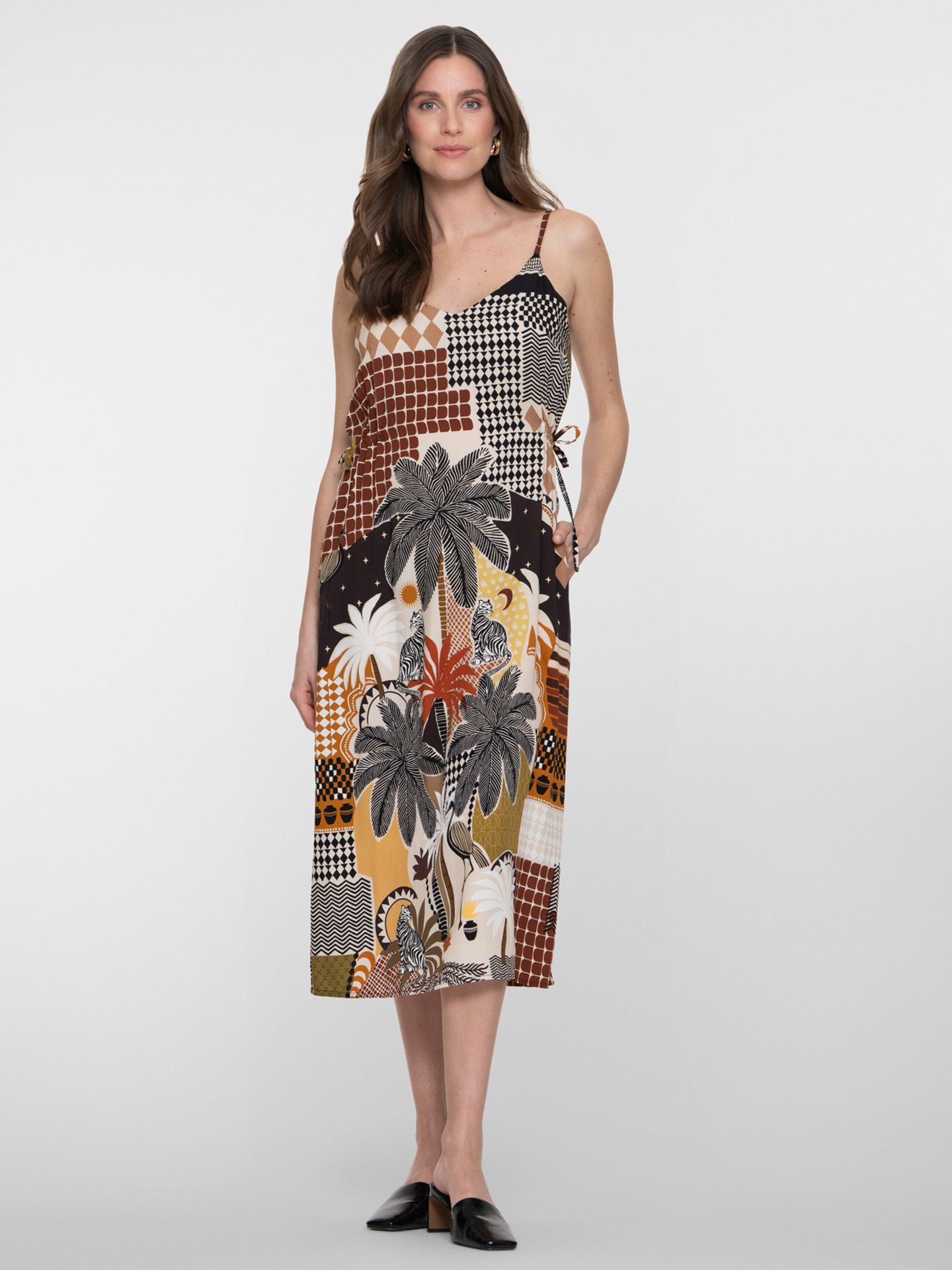 Geisha Jurk Zita Zwart 00083556-7500