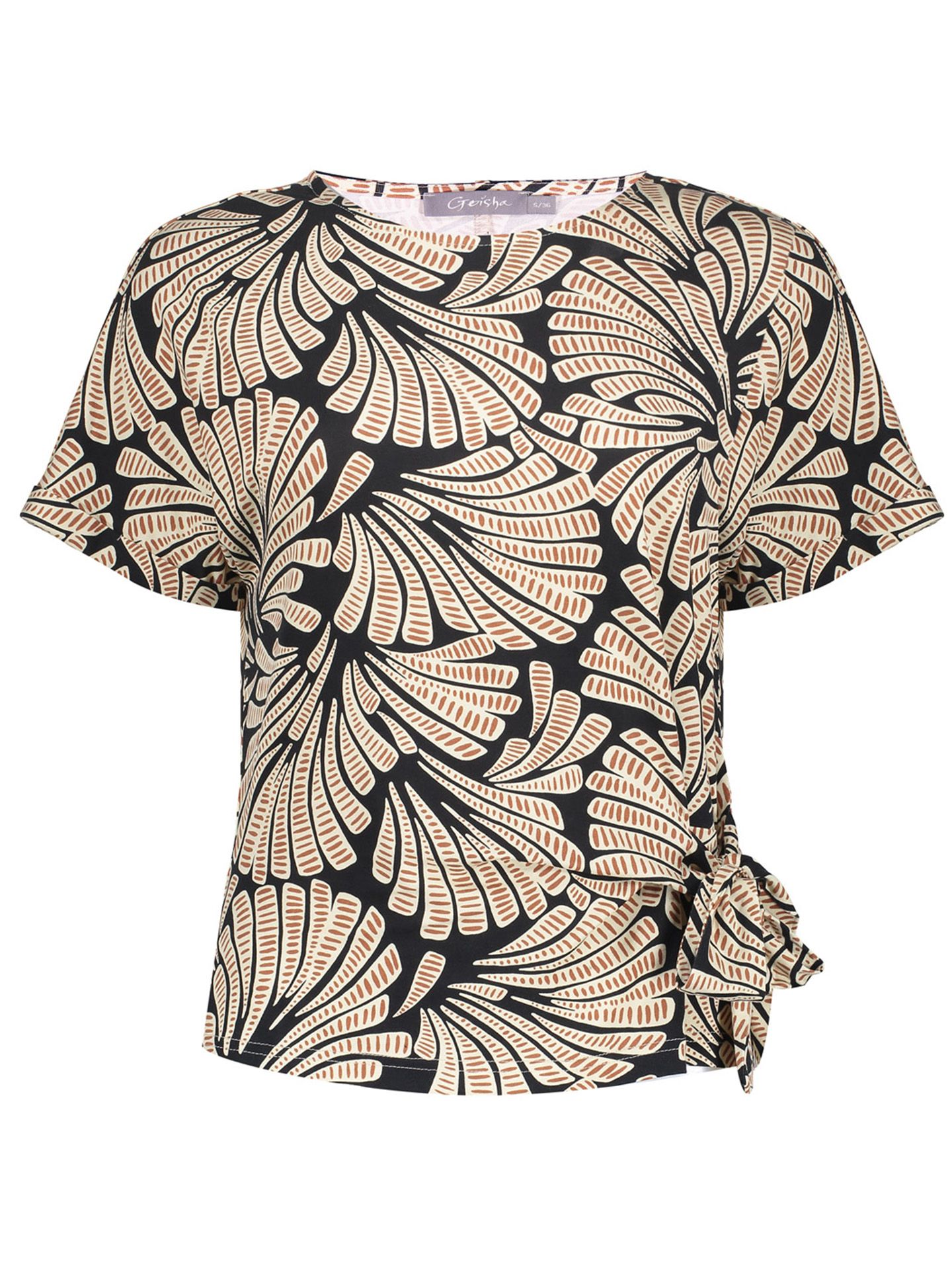 Geisha T-shirt Filou Zwart 00083560-7500