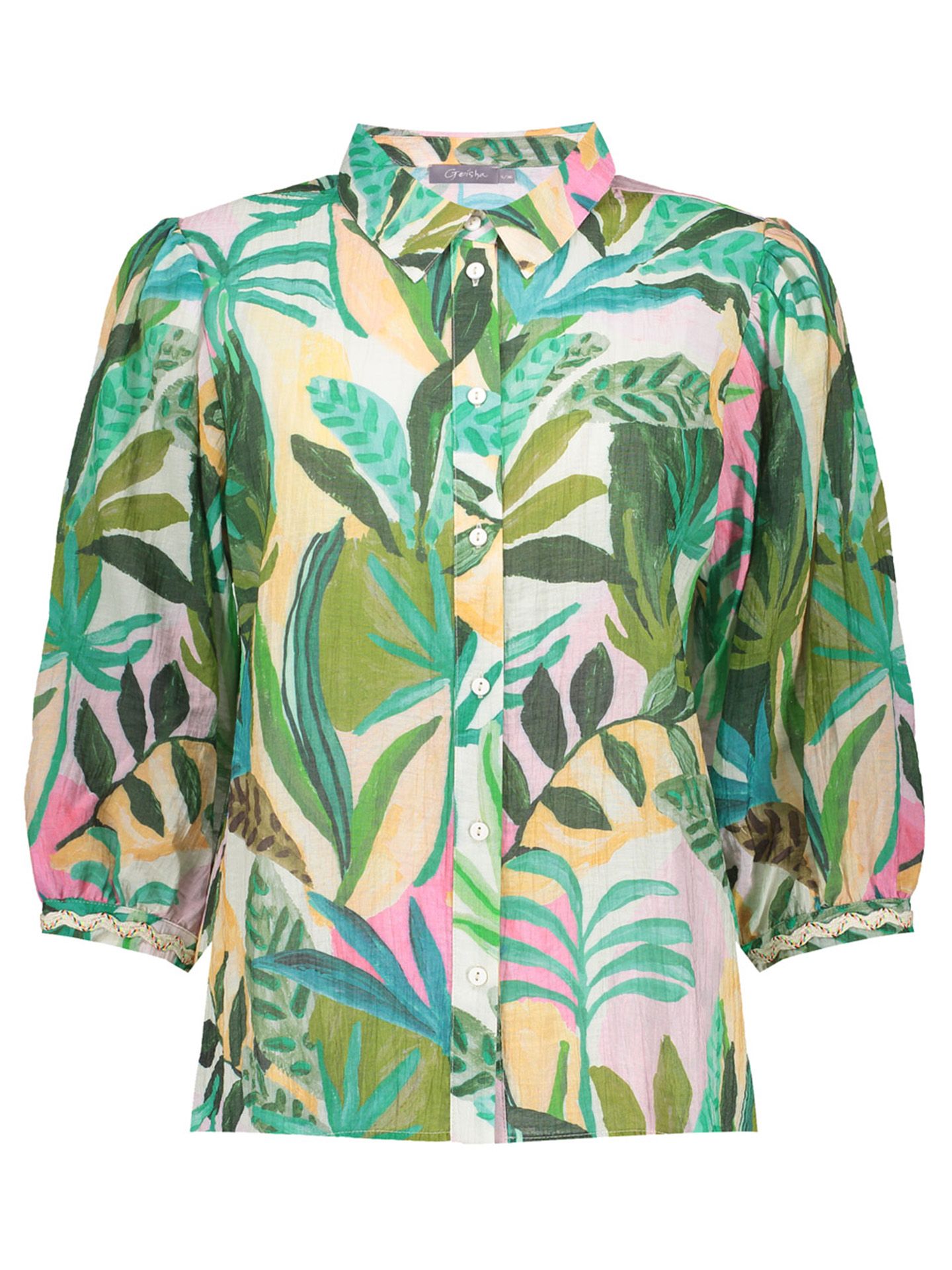 Geisha Blouse Bo Groen 00083568-6310