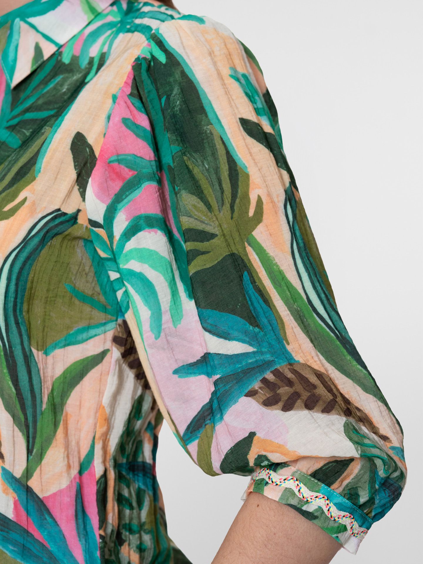 Geisha Blouse Bo Groen 00083568-6310
