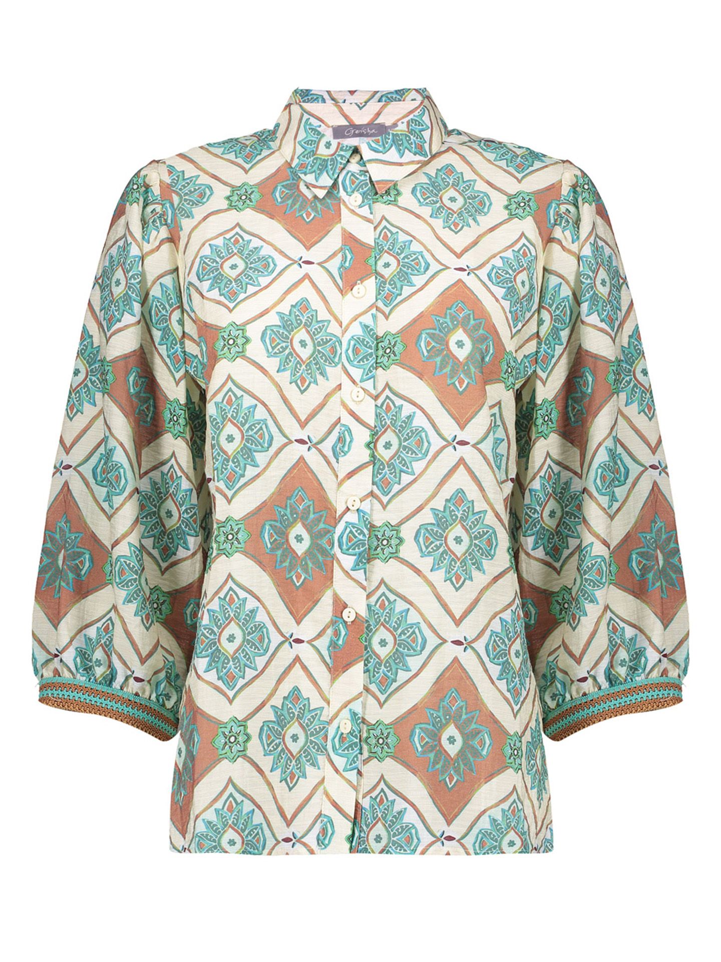 Geisha Blouse Josje Blauw 2900080182024
