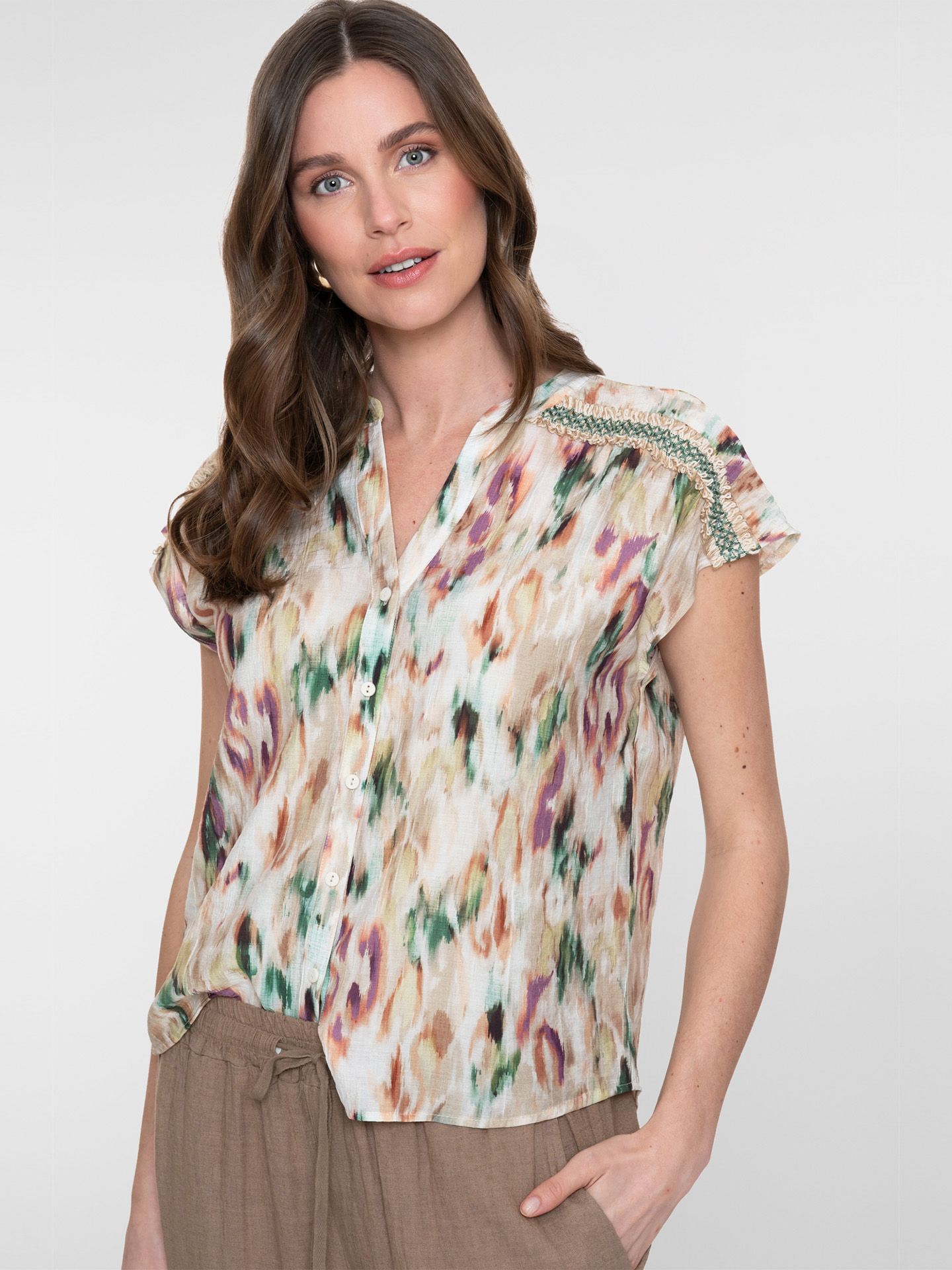 Geisha Blouse Mikky Blauw 00083570-1200