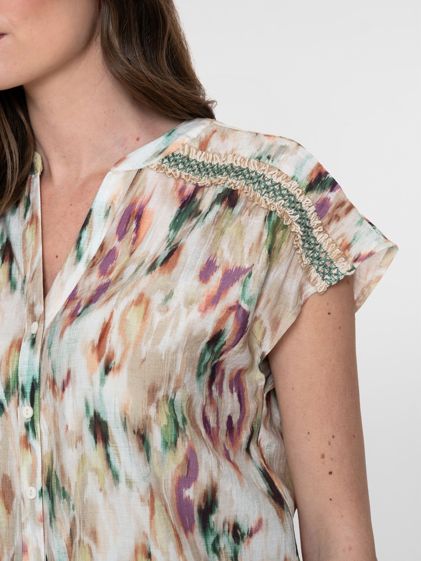 Geisha Blouse Mikky Blauw 00083570-1200