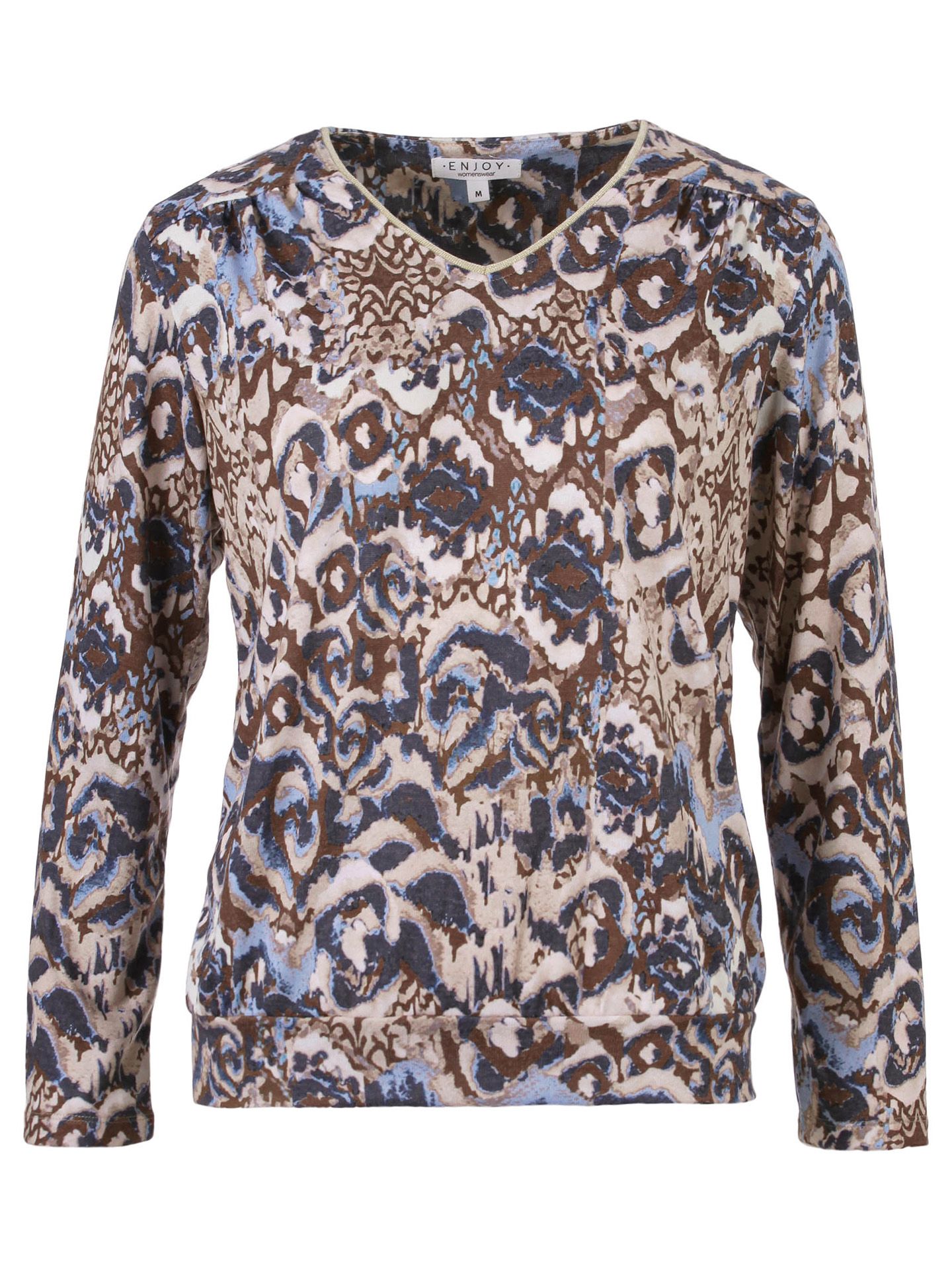 Enjoy Womenswear Shirt Lieke Blauw 00083588-1350