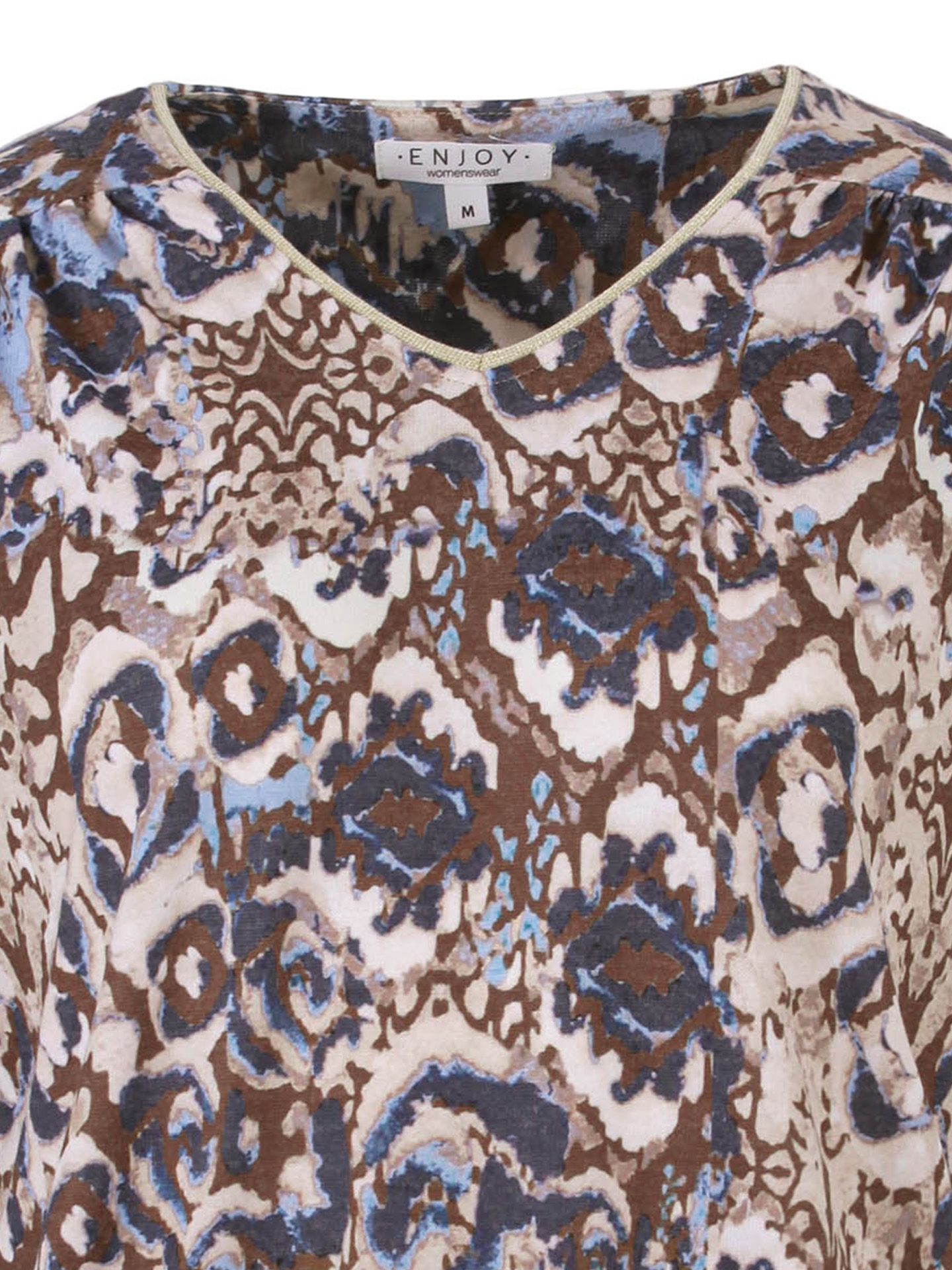 Enjoy Womenswear Shirt Lieke Blauw 00083588-1350