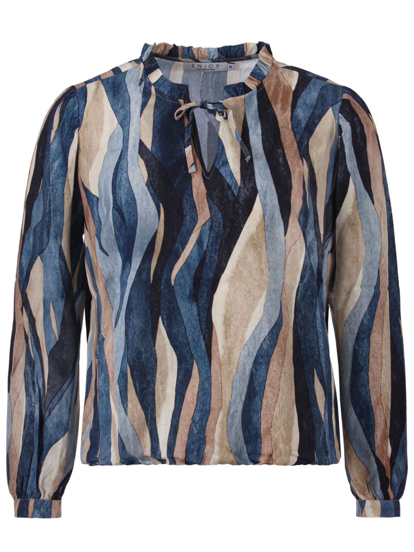 Enjoy Womenswear Blouse Lisa Blauw 00083591-1350