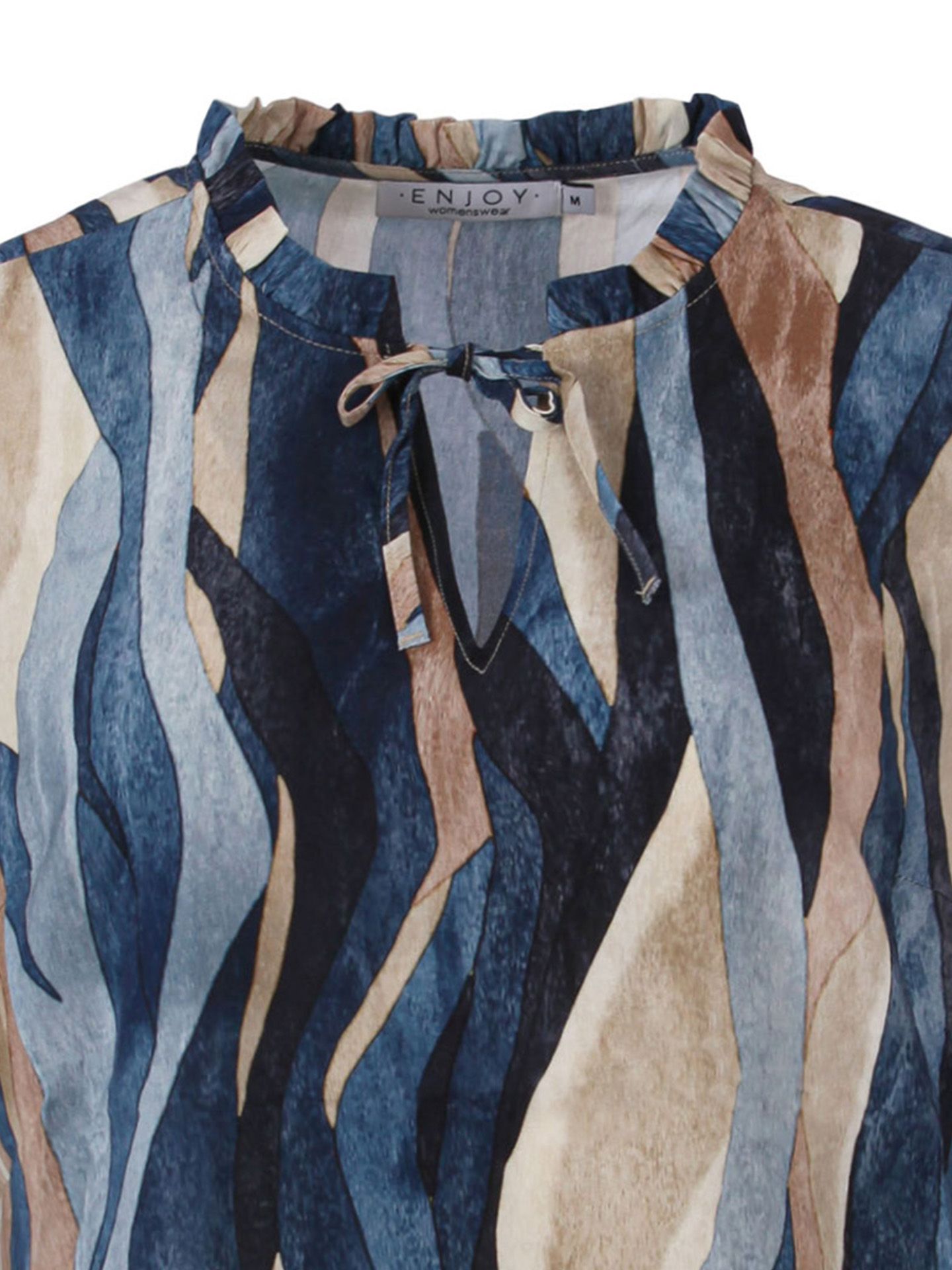 Enjoy Womenswear Blouse Lisa Blauw 00083591-1350