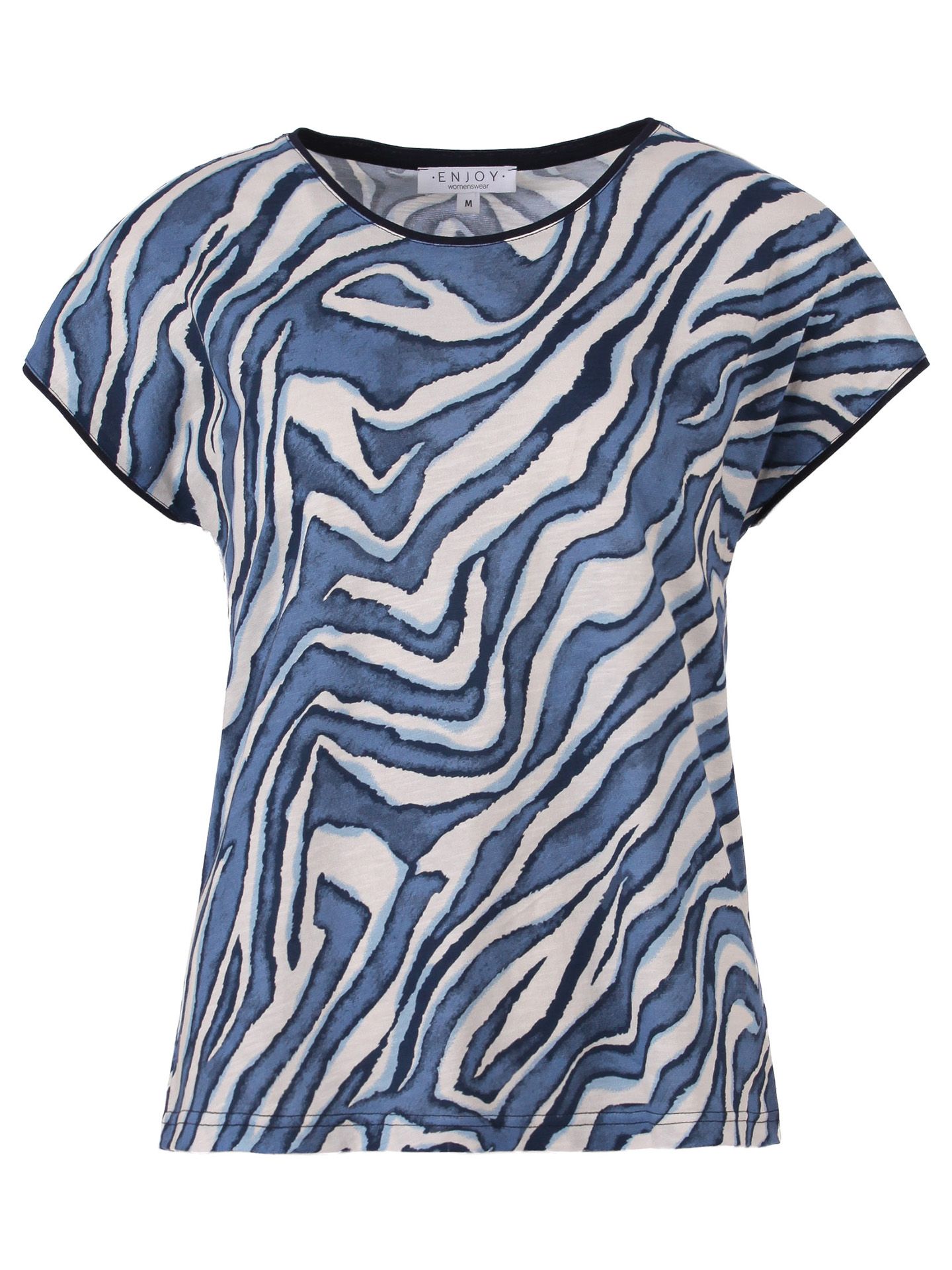 Enjoy Womenswear T-shirt Vera Blauw 00083593-1350