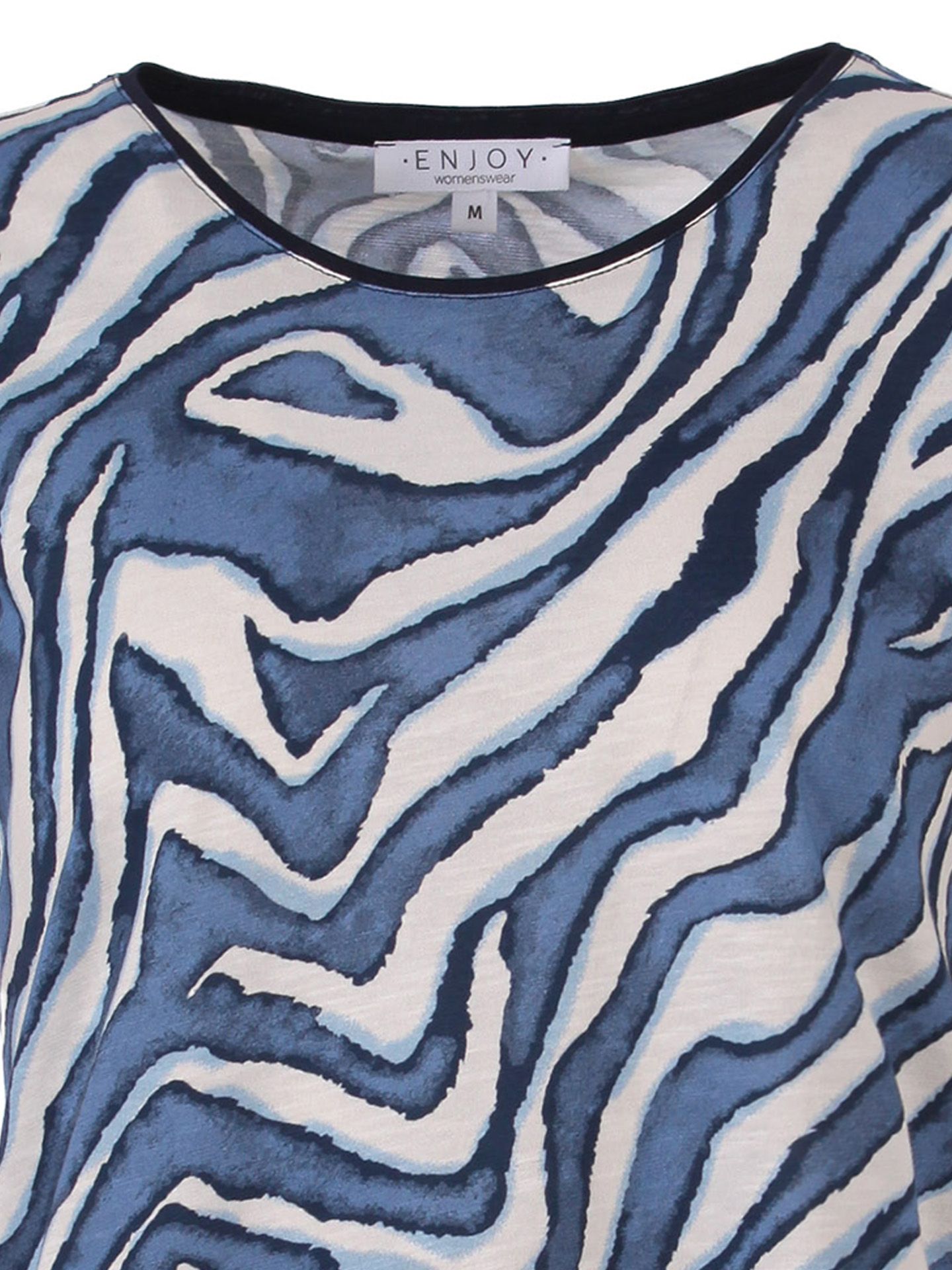 Enjoy Womenswear T-shirt Vera Blauw 00083593-1350