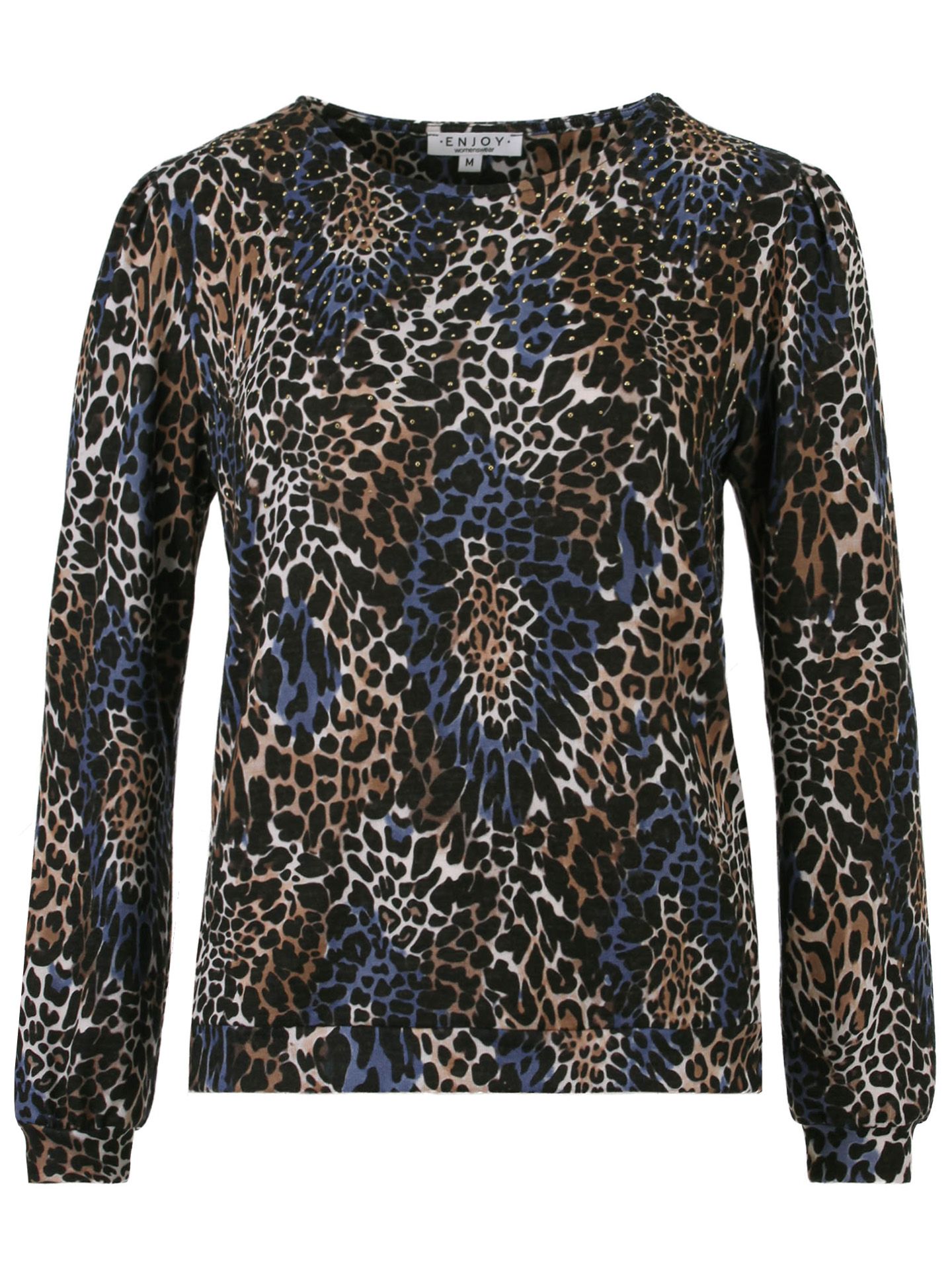 Enjoy Womenswear Shirt Froukje Blauw 00083594-1300