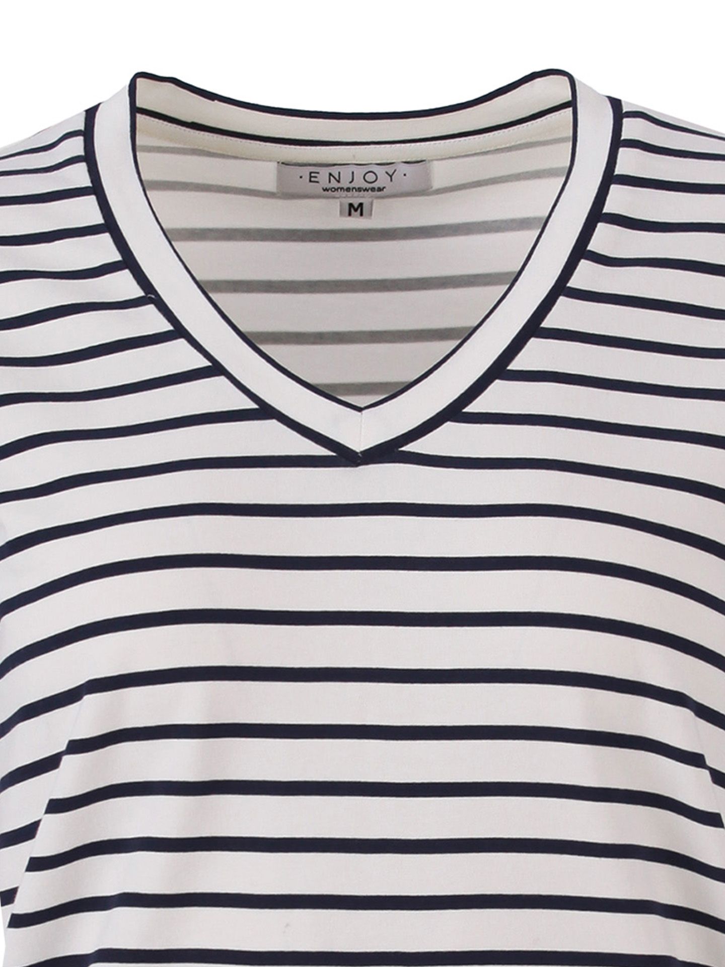 Enjoy Womenswear T-shirt Maaike Blauw 00083596-1500